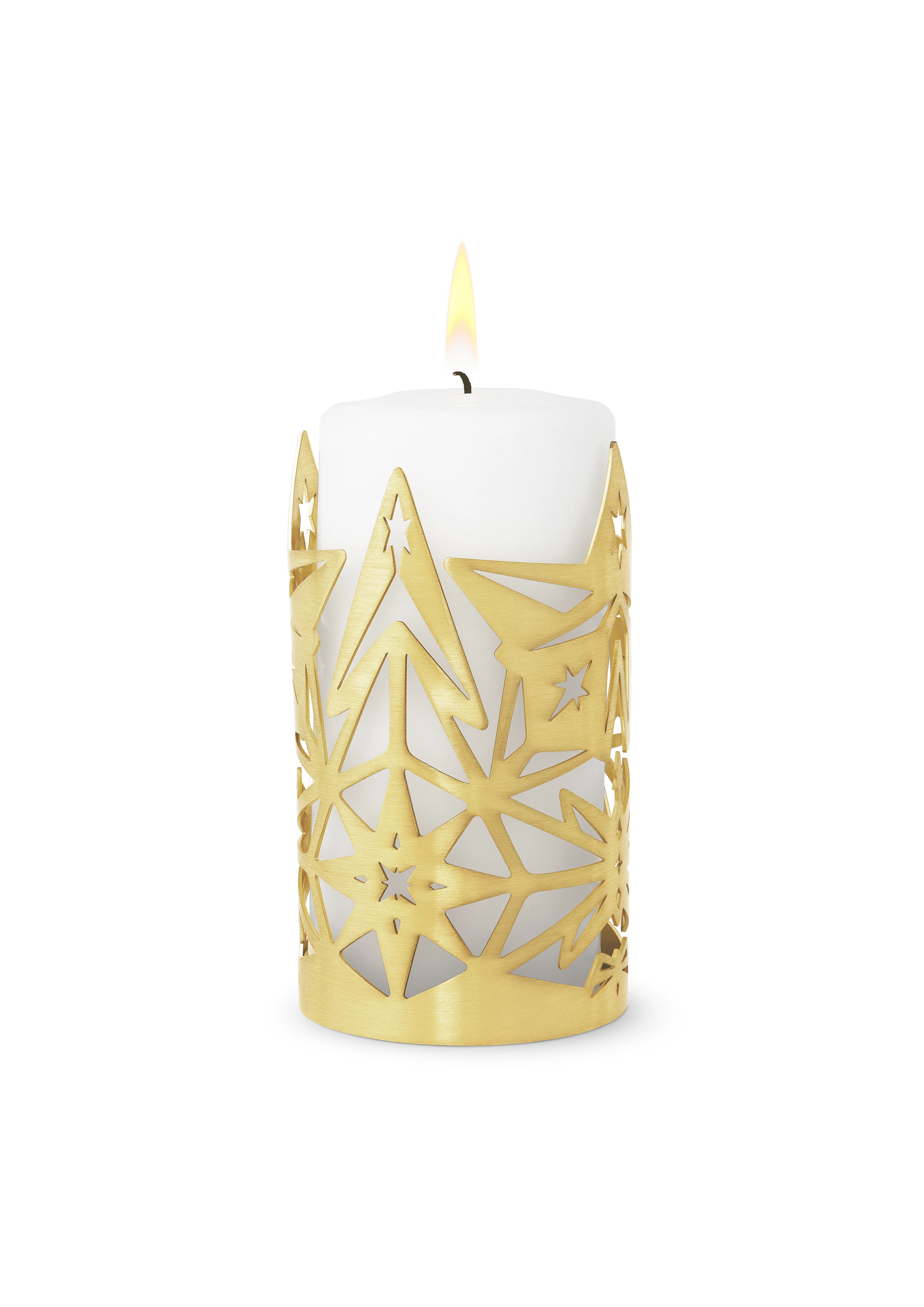 Candle Holder Ø8 cm from Rosendahl in Gold Plated color, made of Metal