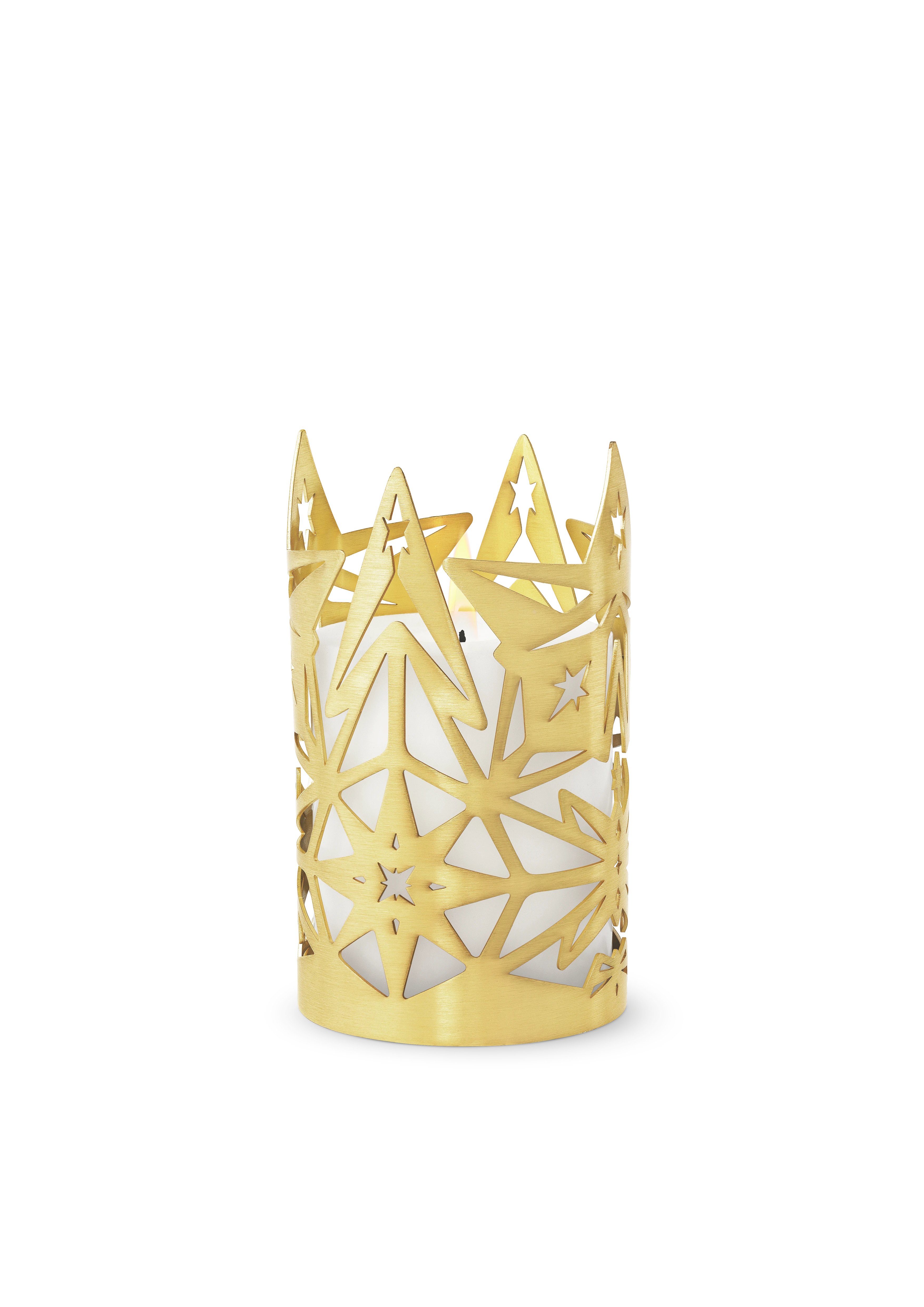 Ljuslykta Ø8 cm från Rosendahl i färgen Förgylld, tillverkad av Metall