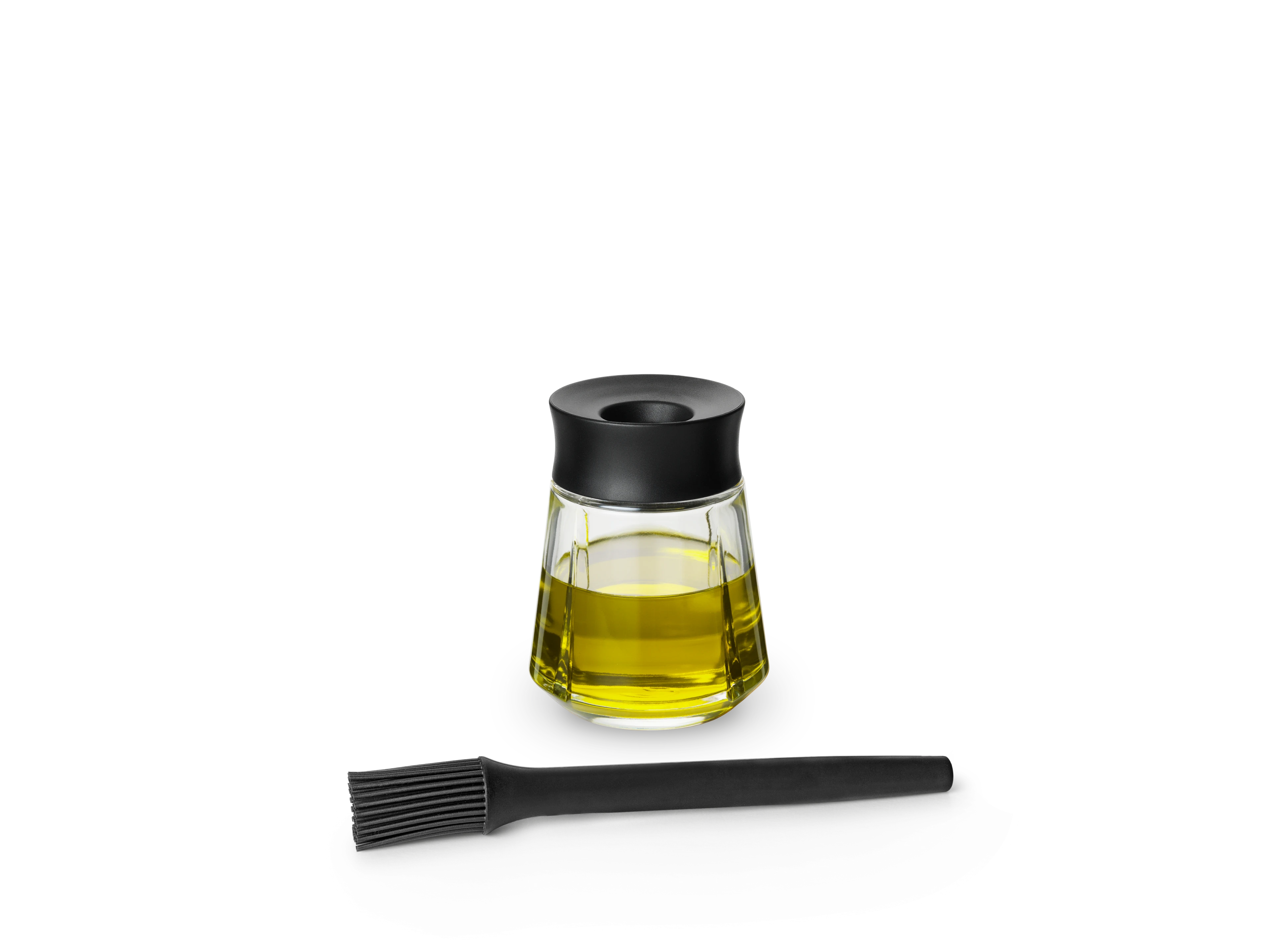 Marinade glass with brush 25 cl from Rosendahl in Black color, made of Glass