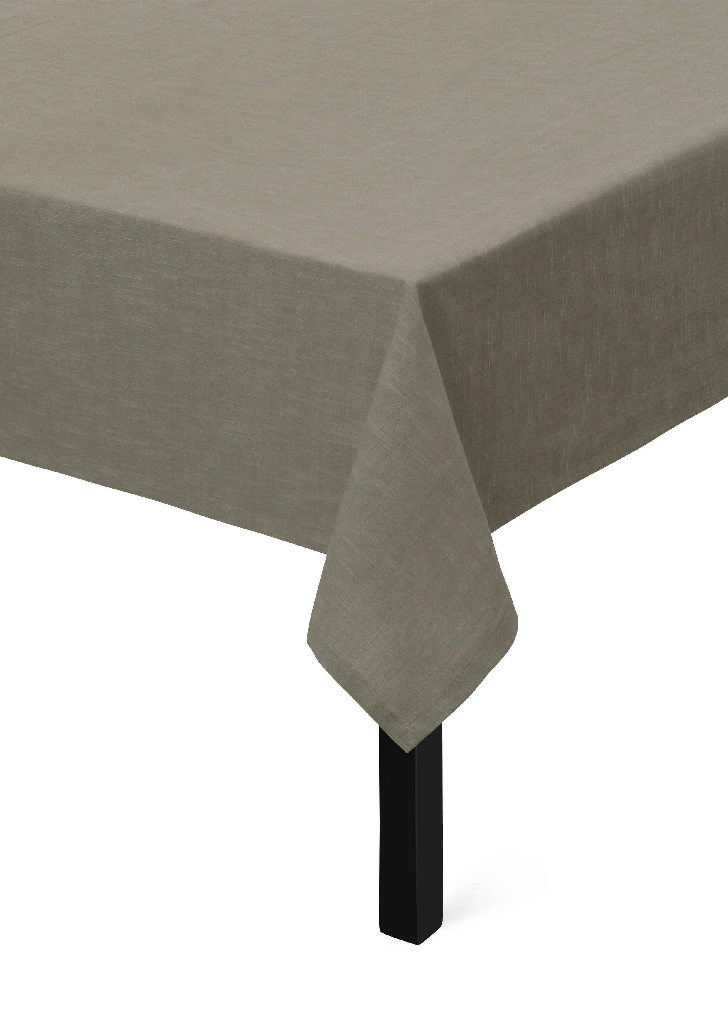 Duk 150x270 cm fra JUNA i fargen Olivengrønn, laget av Bomull