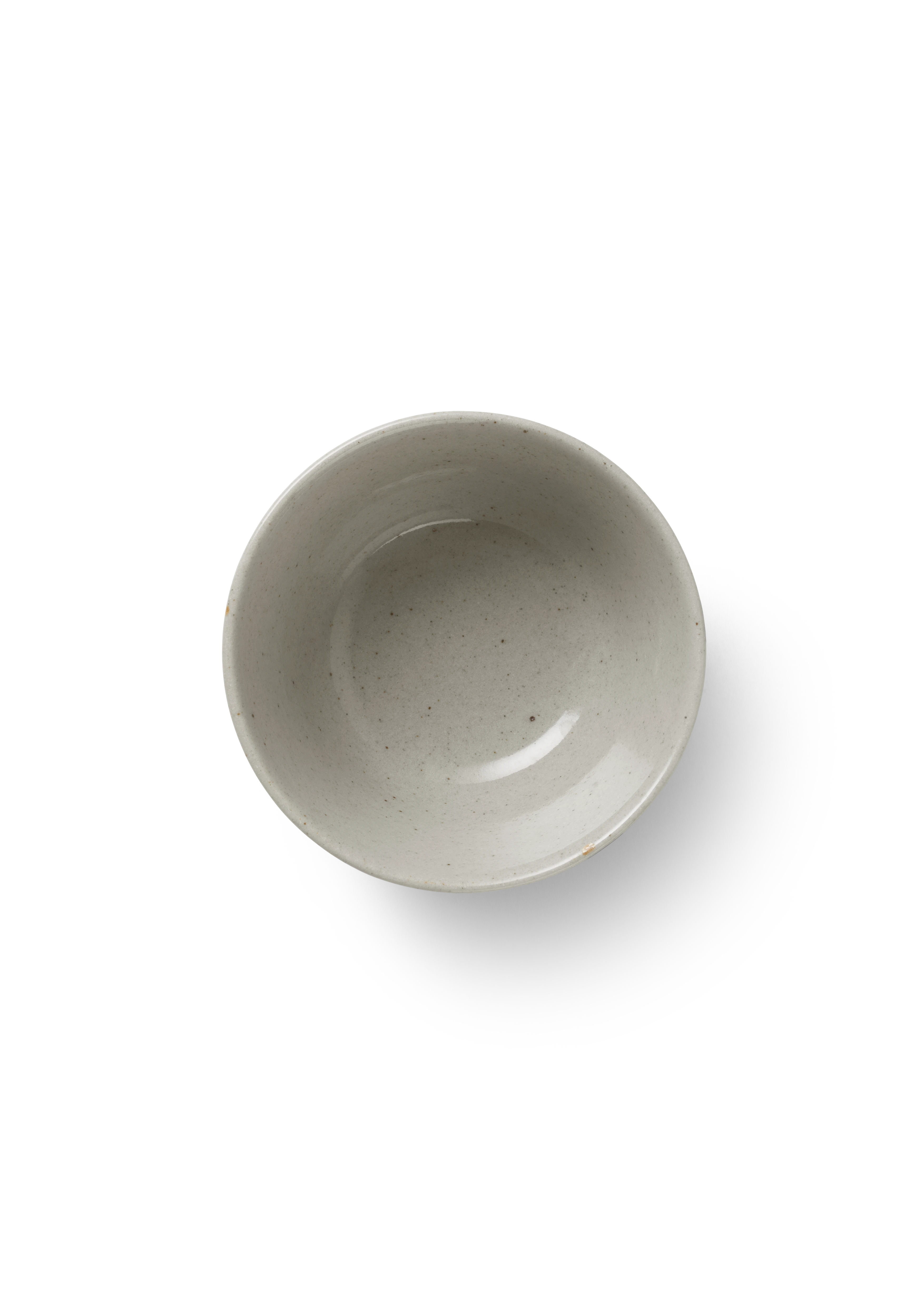 Skål Ø9 cm fra Lyngby Porcelæn i farven Zigzag, lavet af Keramik
