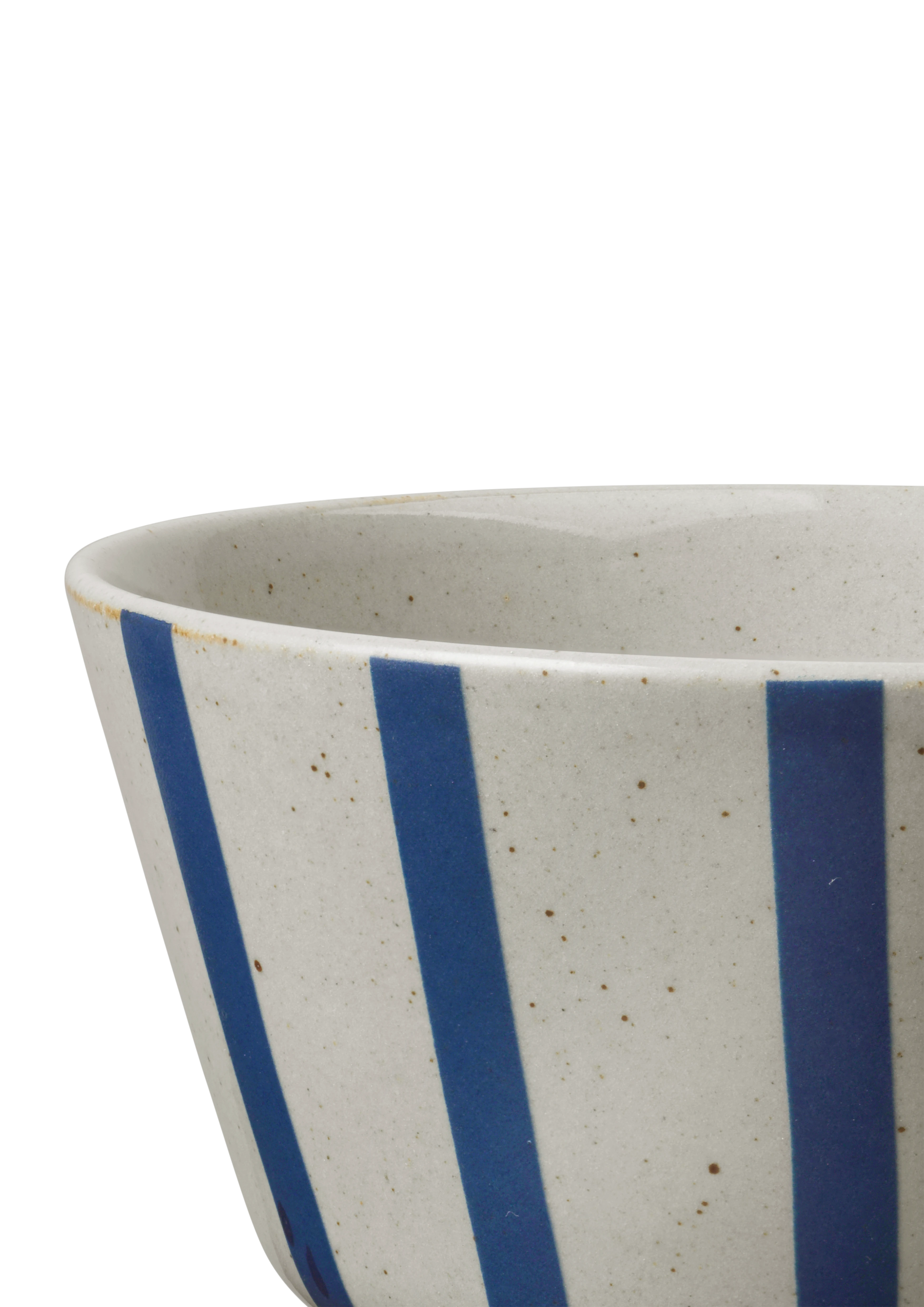 Skål Ø13 cm från Lyngby Porcelæn i färgen Remsa, tillverkad av Keramik