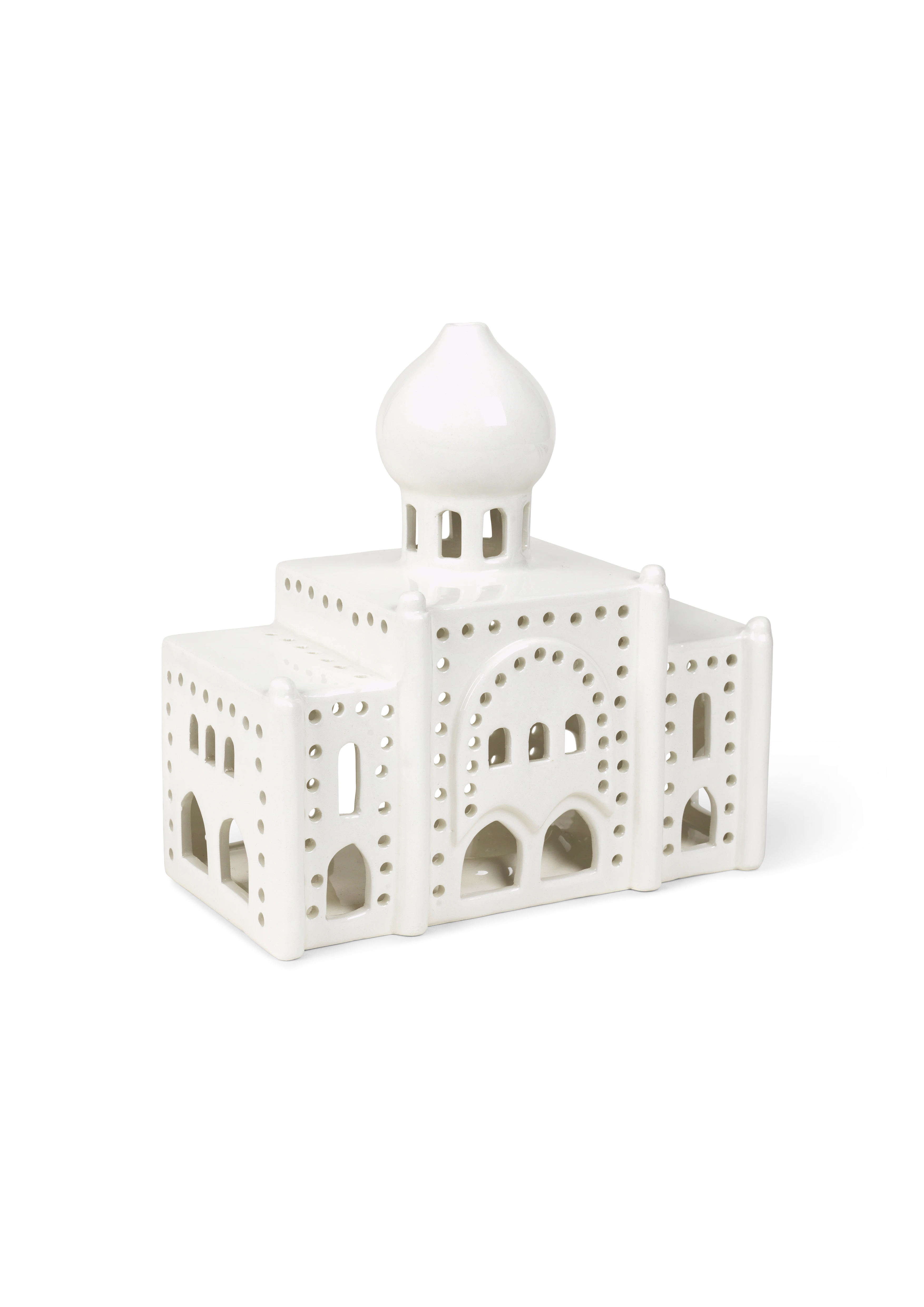 Lighthouse Nimb H17 from Kähler  in White color, made of Ceramics