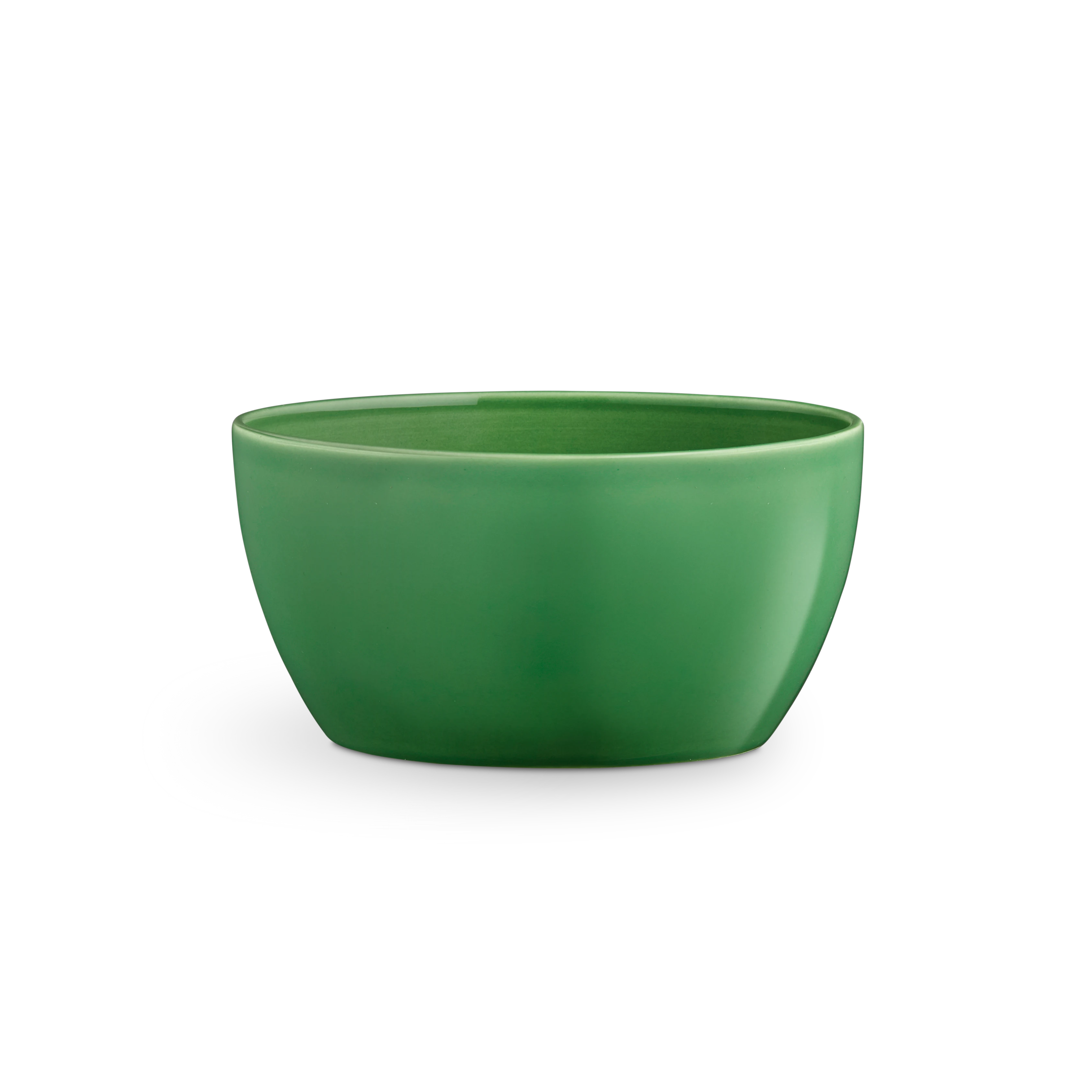 Oval Bowl 17x12 cm from Kähler  in Dark green color, made of Ceramics