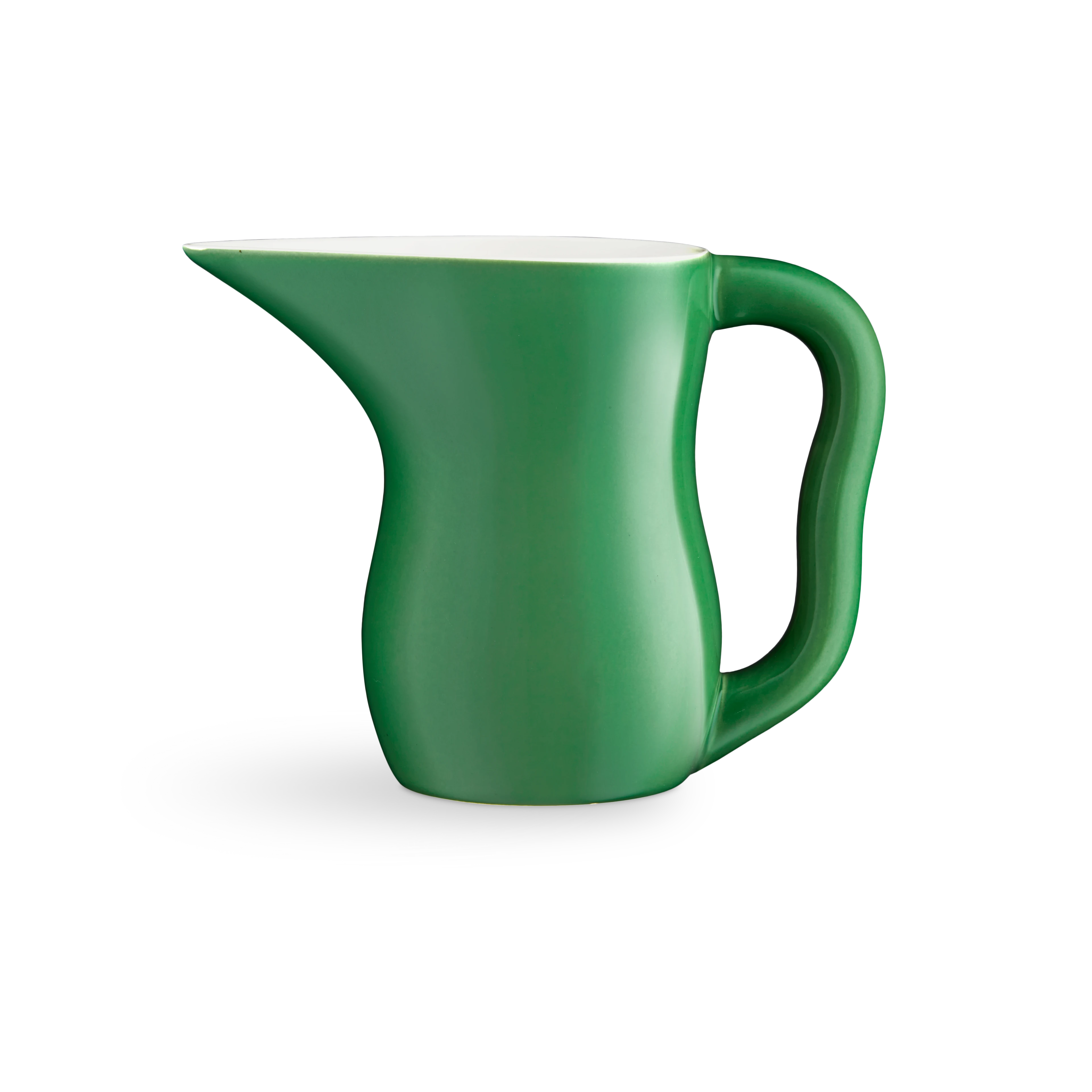 Jug 80 cl from Kähler  in Dark green color, made of Ceramics