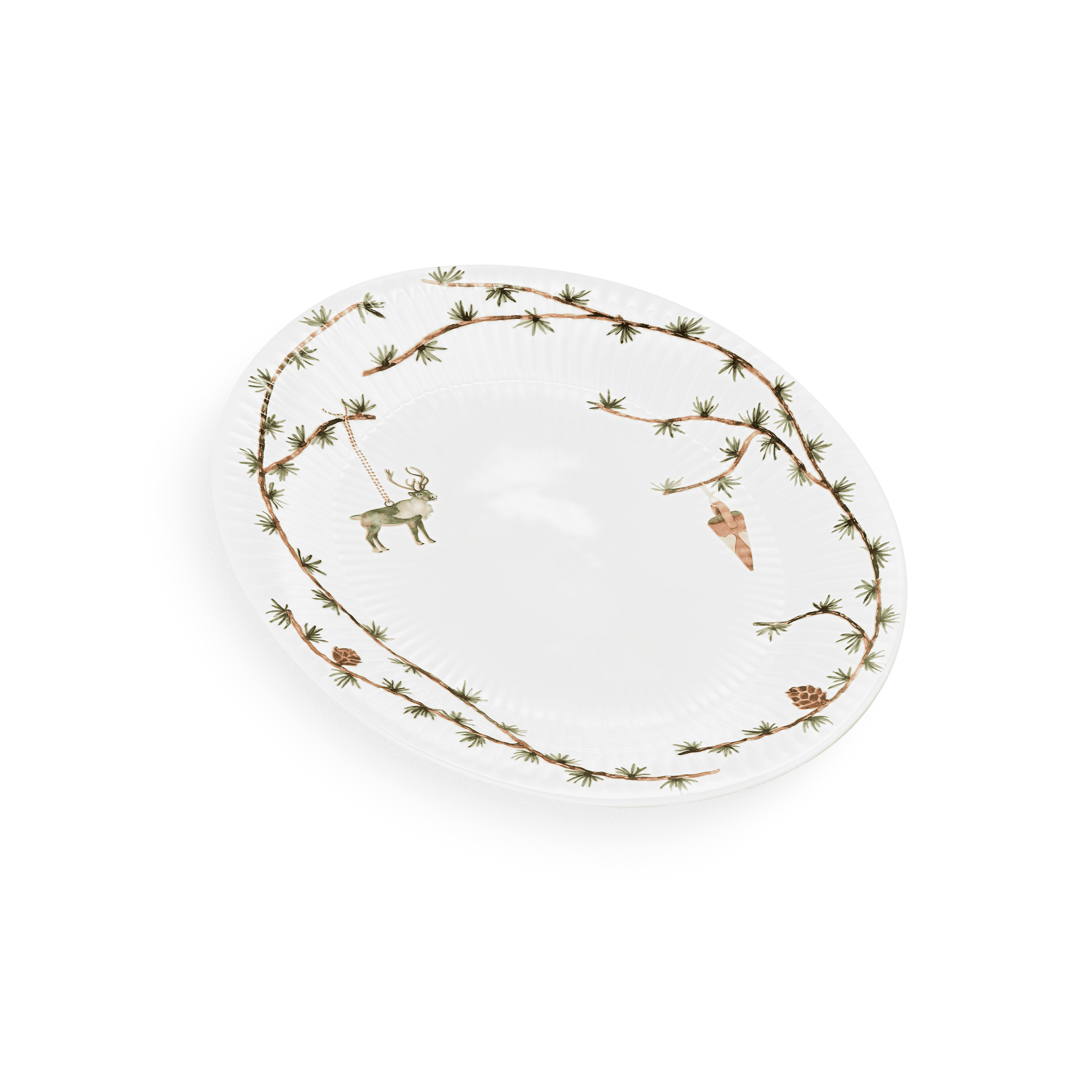 Oval bord skål 34x27 cm