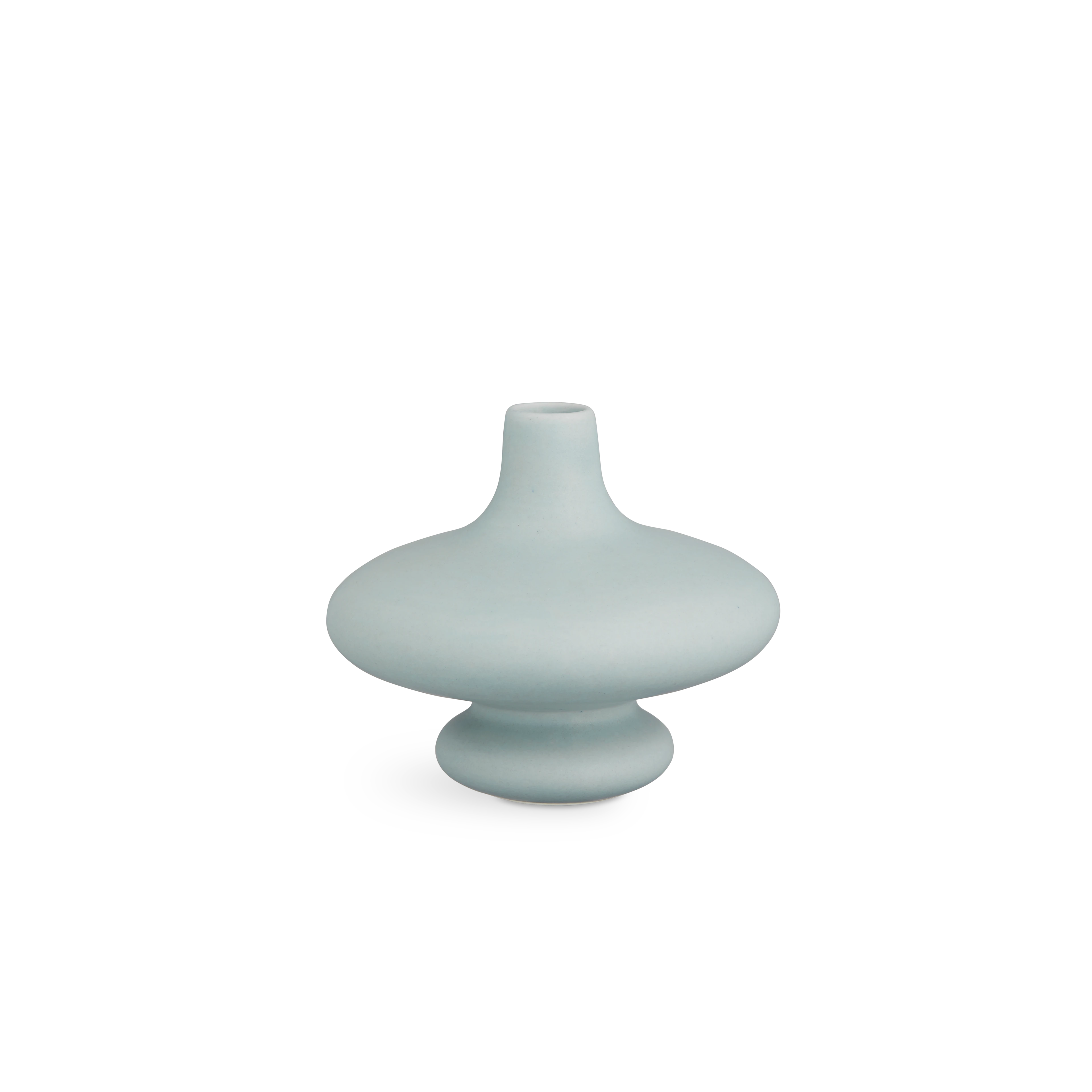 Vase H14 cm fra Kähler i fargen Blå, laget av Keramikk