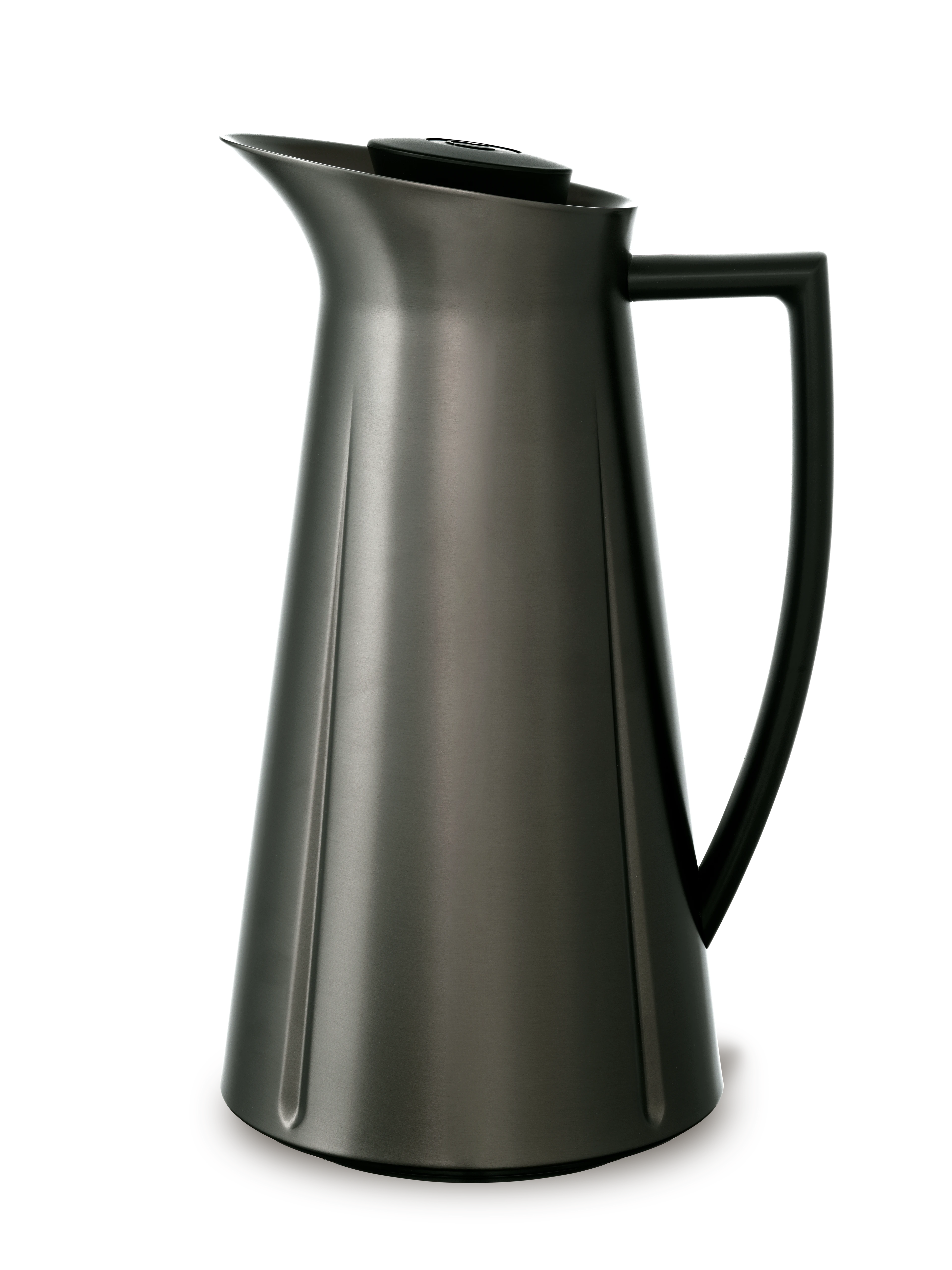 Thermos jug 1,0 l from Rosendahl in Gun metallic color, made of Metal