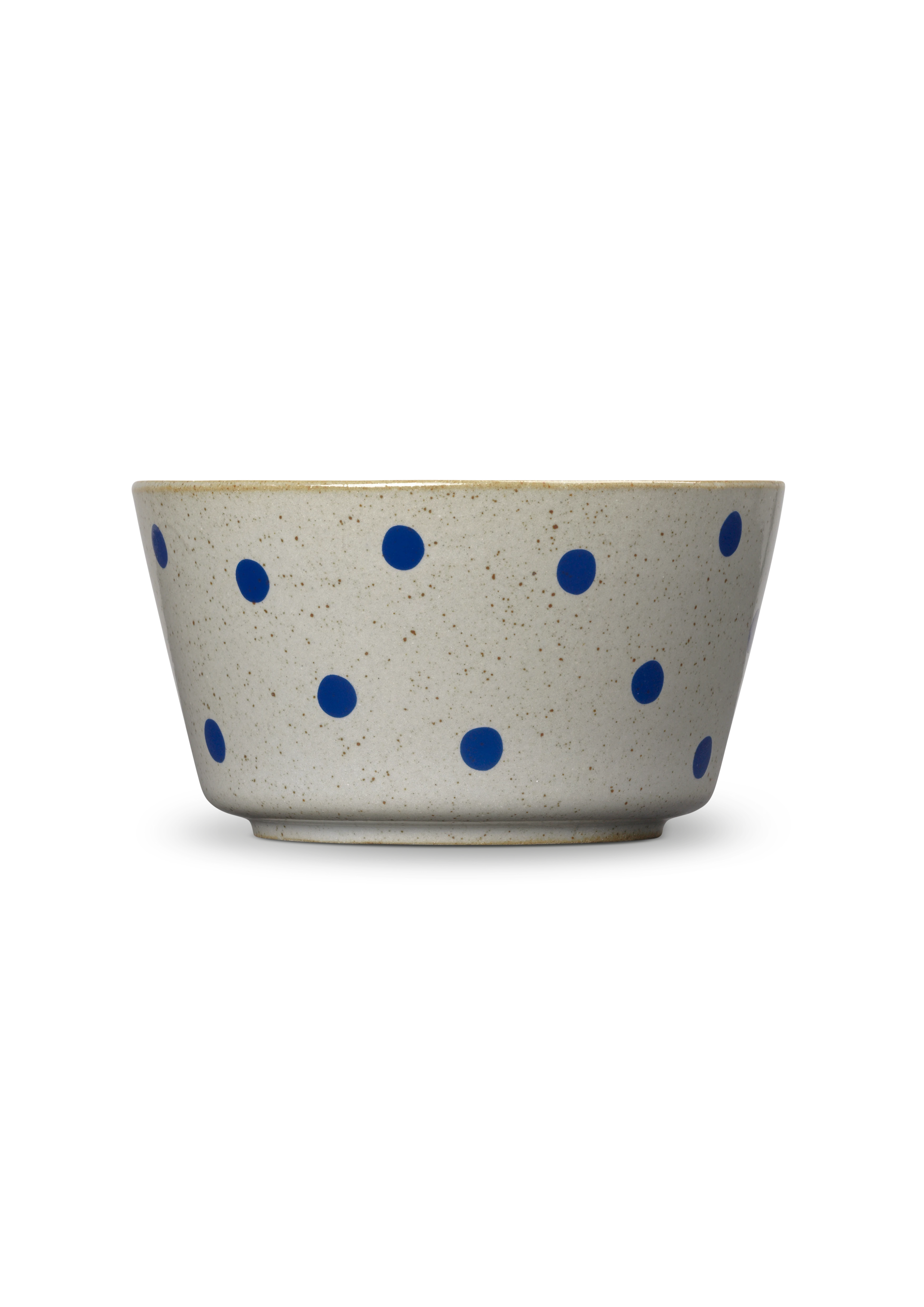 Skål Ø17 cm fra Lyngby Porcelæn i farven Prik, lavet af Keramik