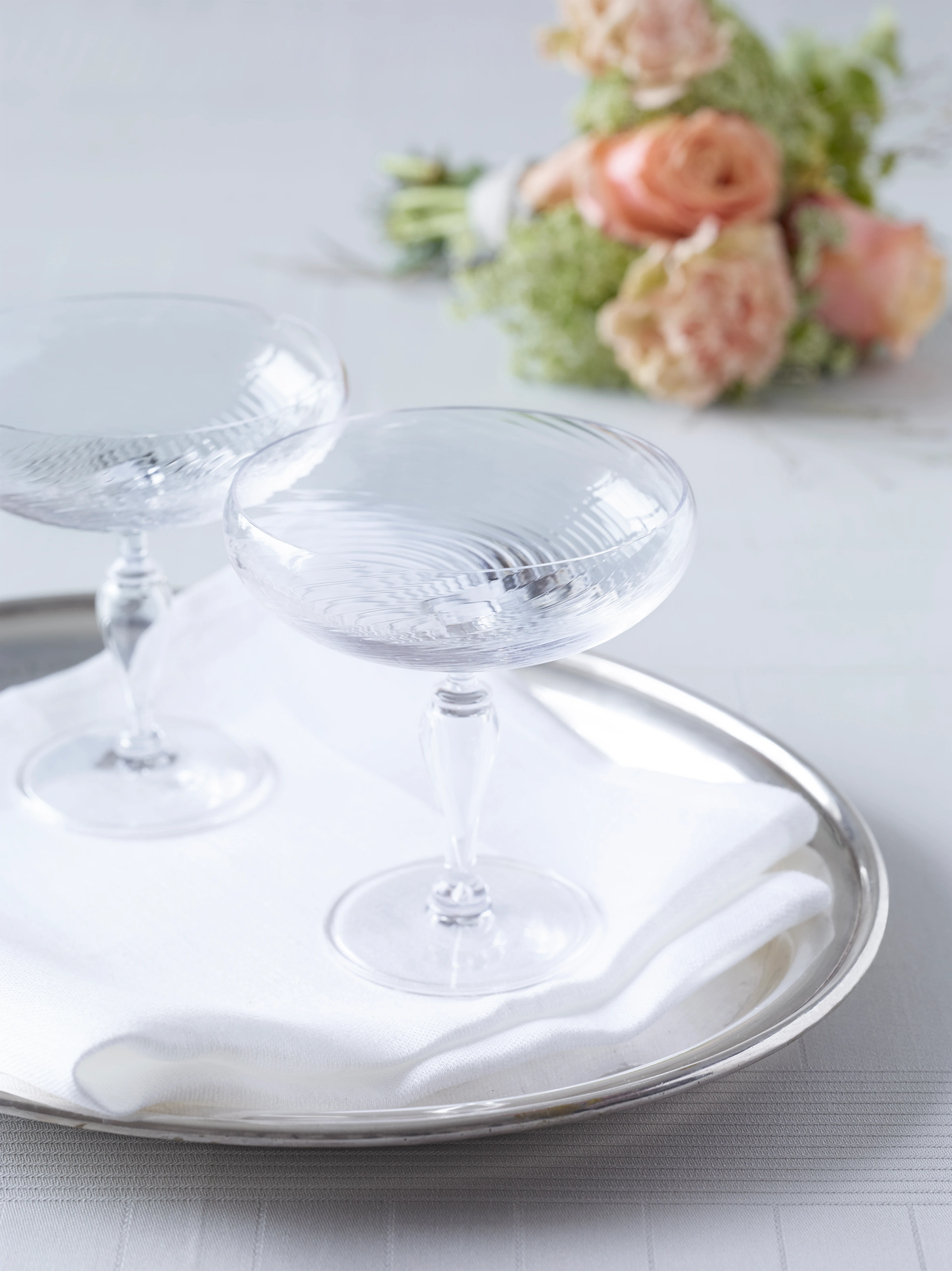 Champagnerglas 25 cl von Holmegaard in der Farbe Klar, hergestellt aus Glas