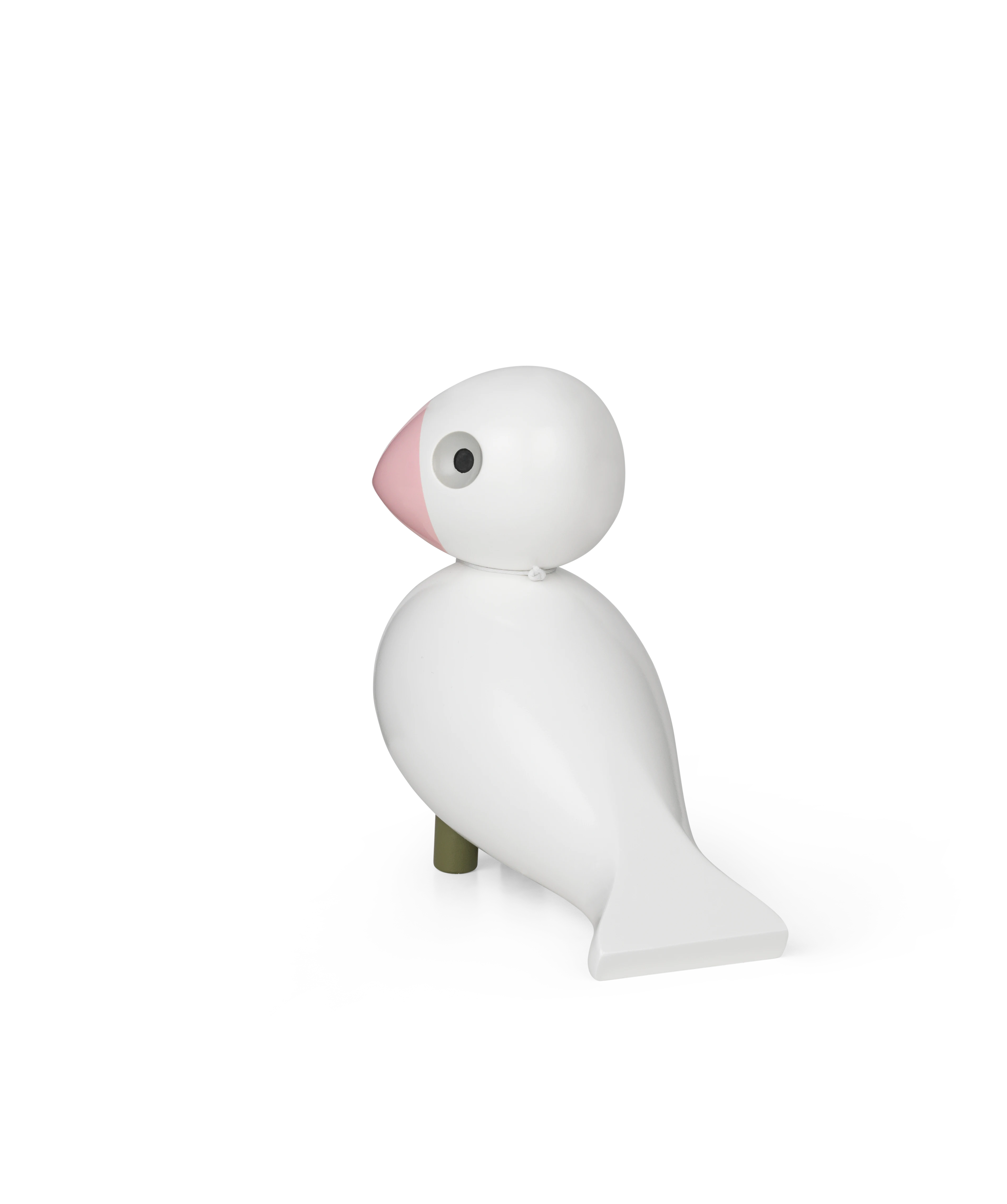Love Songbird H15.5 cm from Kay Bojesen in White/Rose color, made of Wood