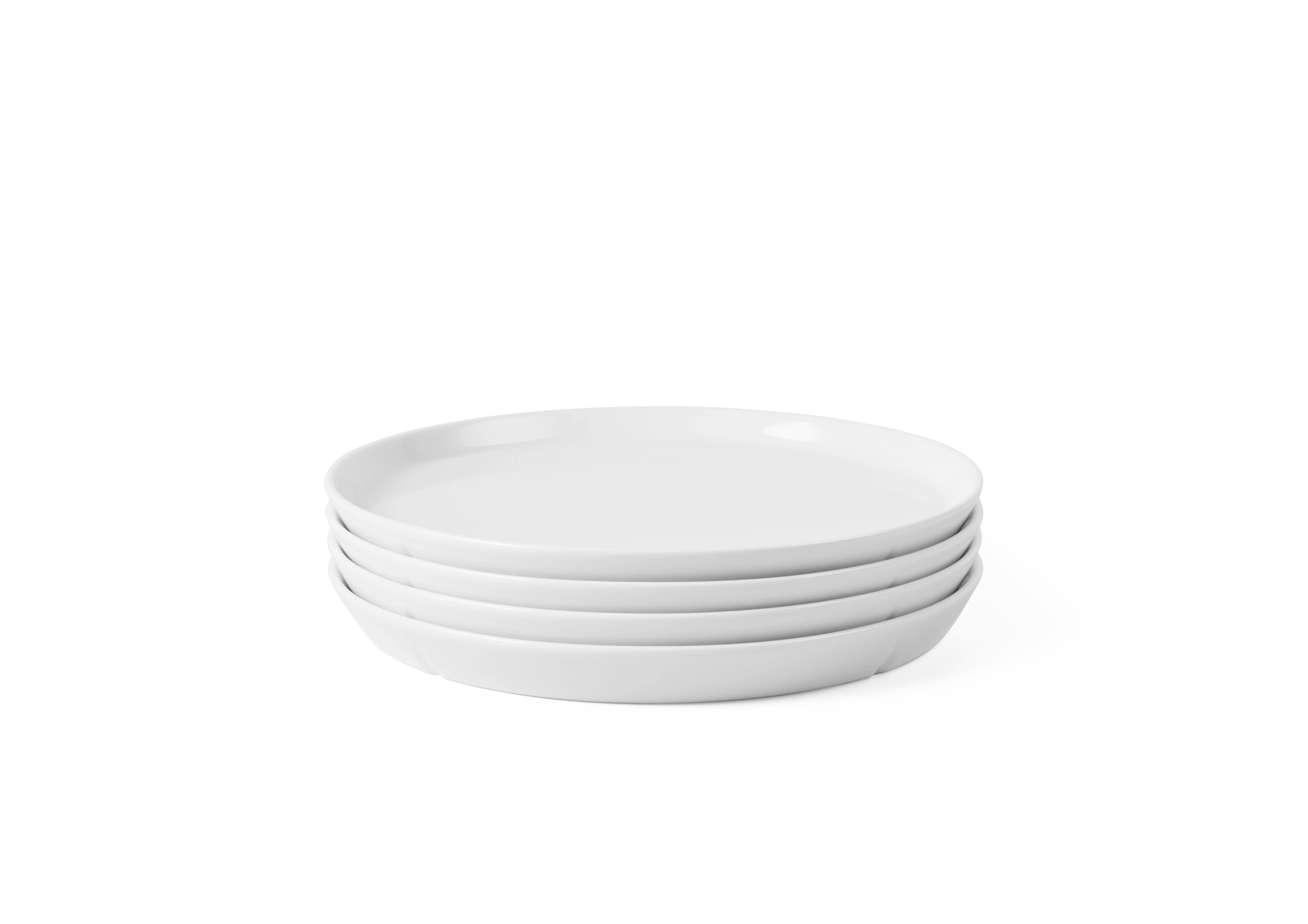 Lunchtallrik Ø20.5 cm 4 st. från Rosendahl i färgen Vit, tillverkad av Keramik