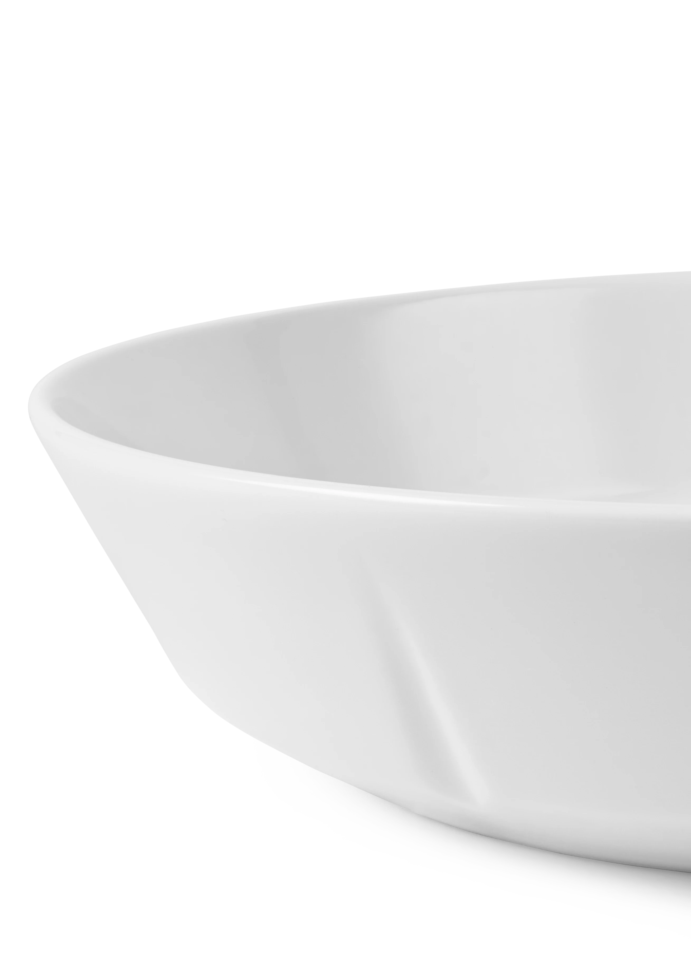 Skål Ø21 cm 4 stk. fra Rosendahl i farven Hvid, lavet af Keramik