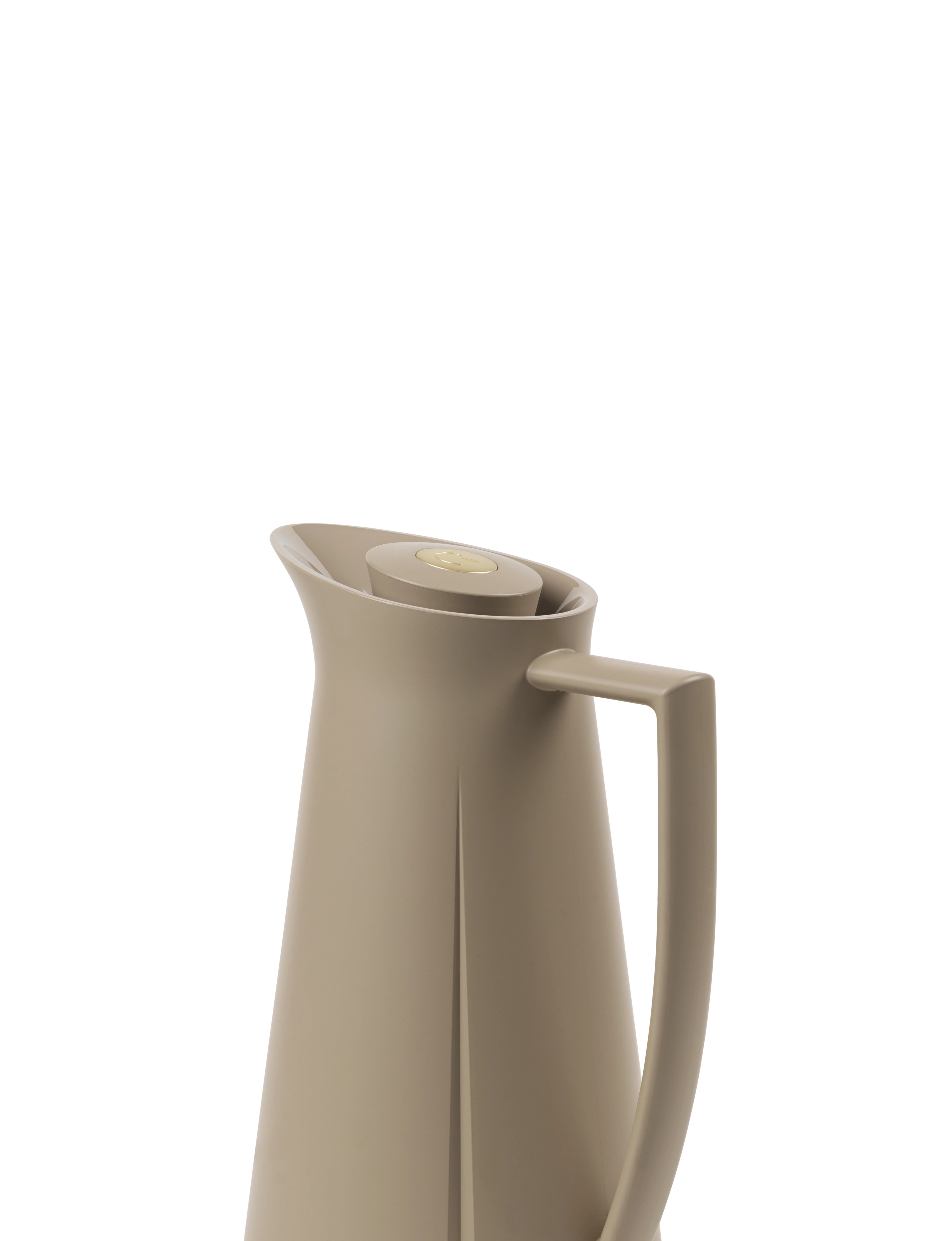 Termokanne 1,0 l fra Rosendahl i fargen Clay with gold button, laget av Plast