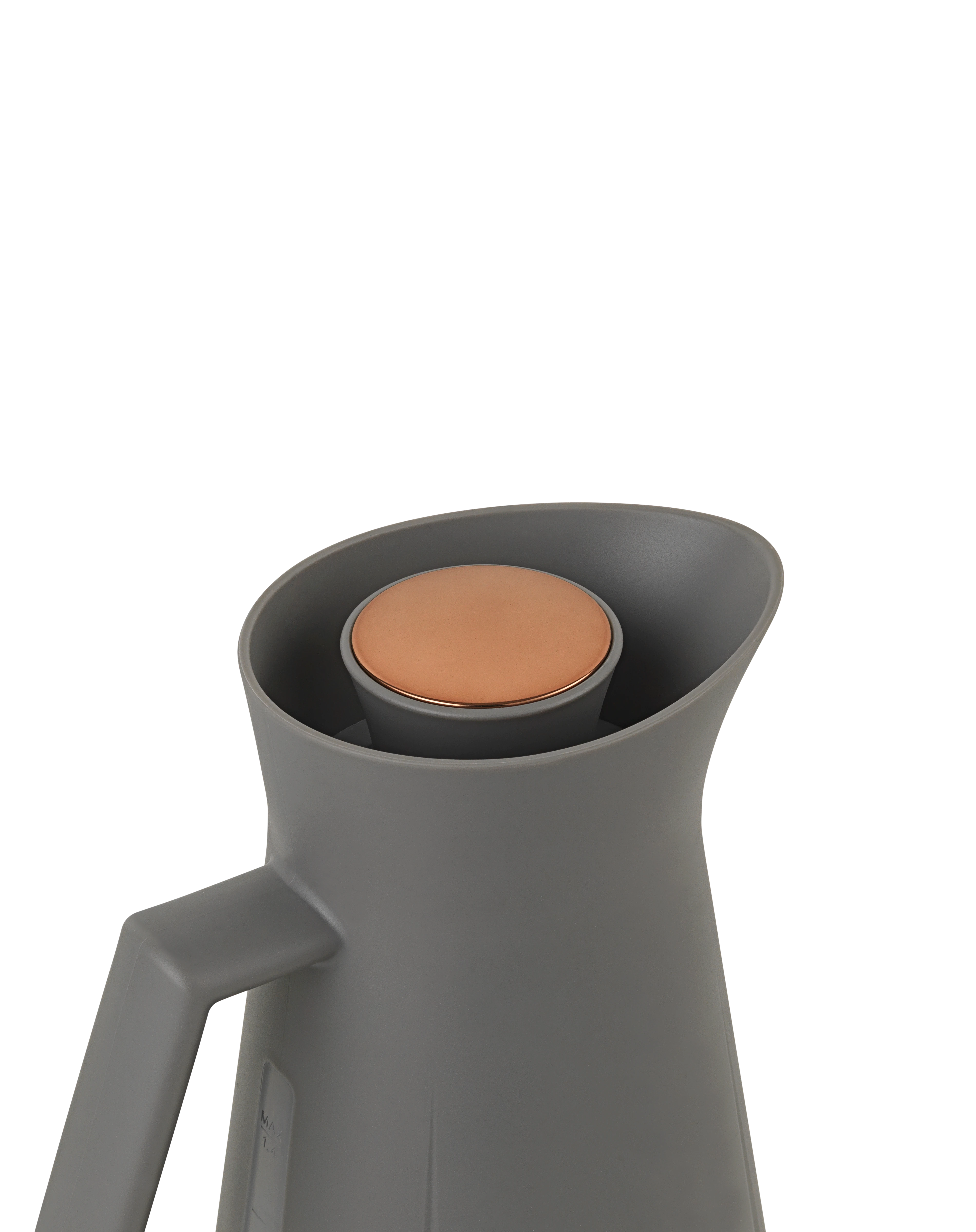 Electric kettle 1,4 l from Rosendahl in Ash/Patinated steel color, made of Plastic