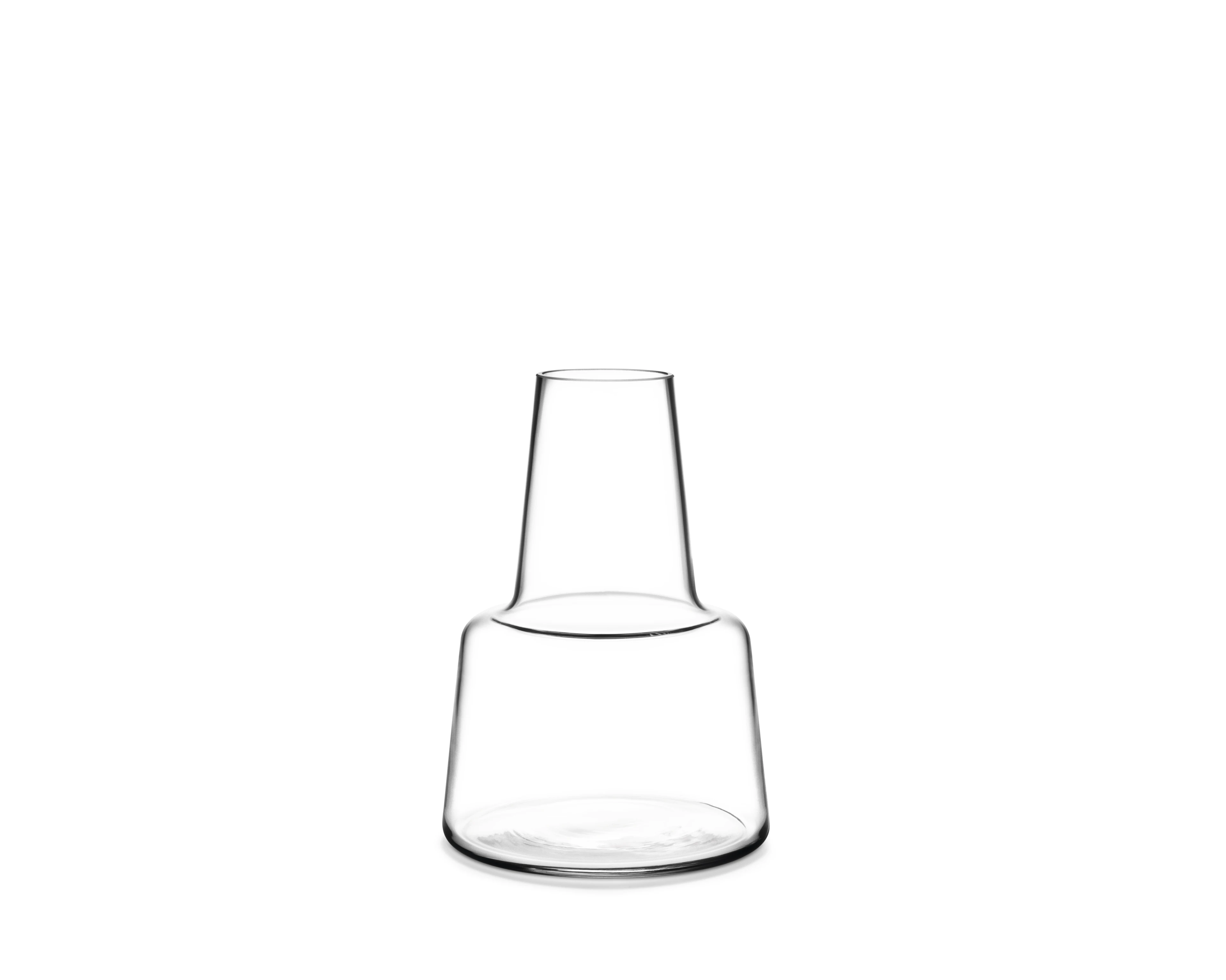 Vase H24 cm from Holmegaard in Clear color, made of Glass