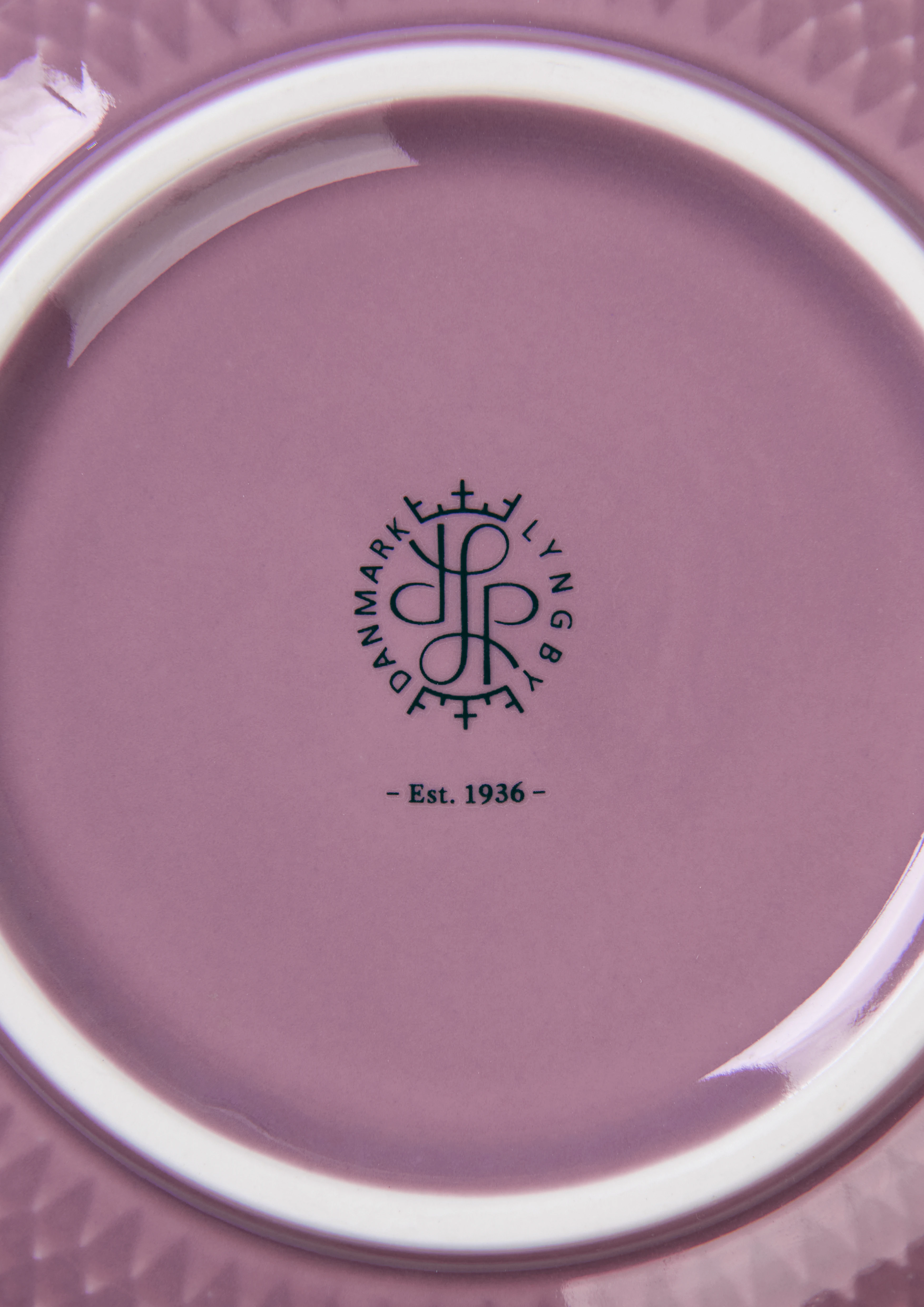 Bowl Ø15.5 cm from Lyngby Porcelæn in Purple color, made of Ceramics