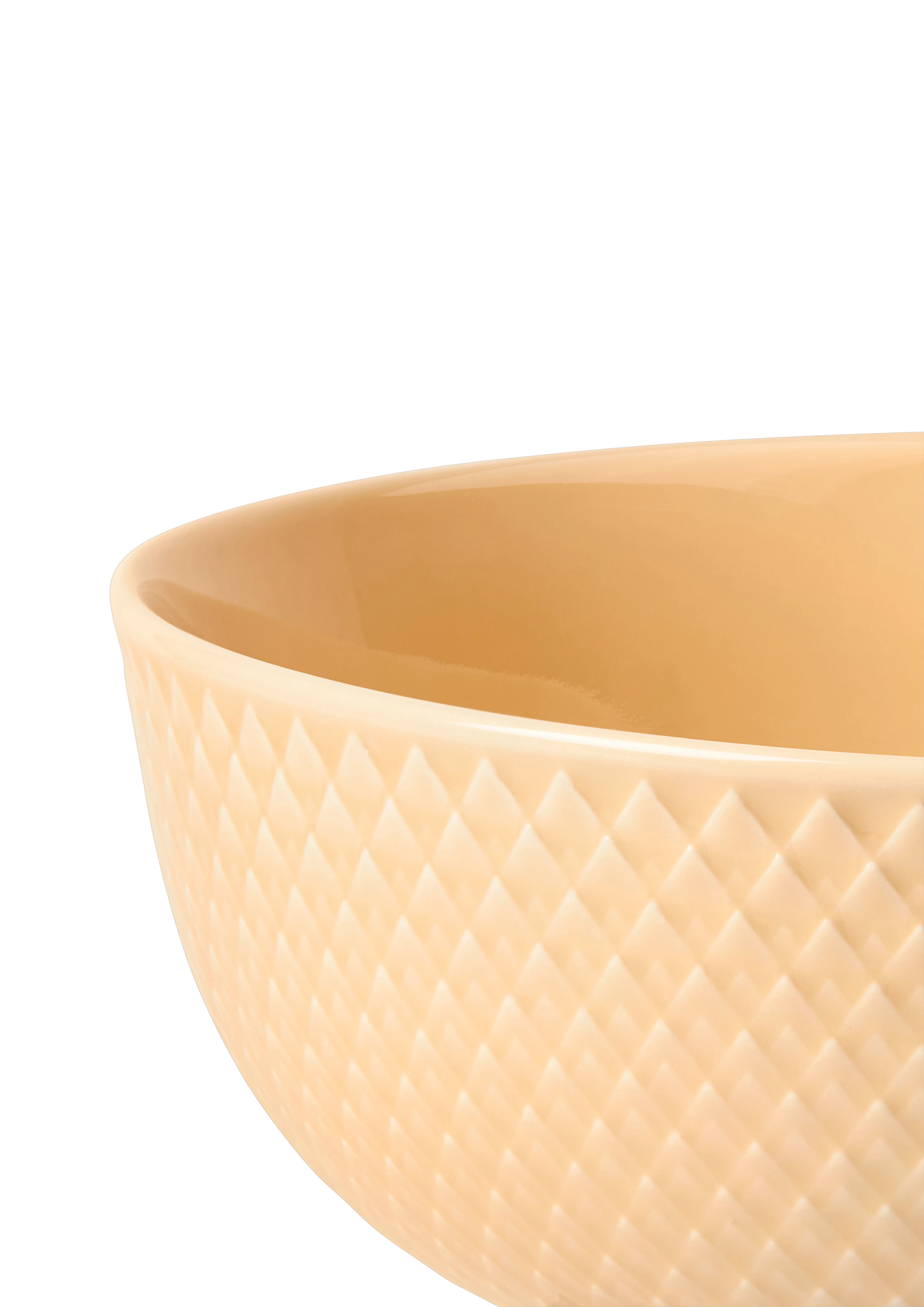 Bowl Ø15.5 cm from Lyngby Porcelæn in Sand color, made of Ceramics