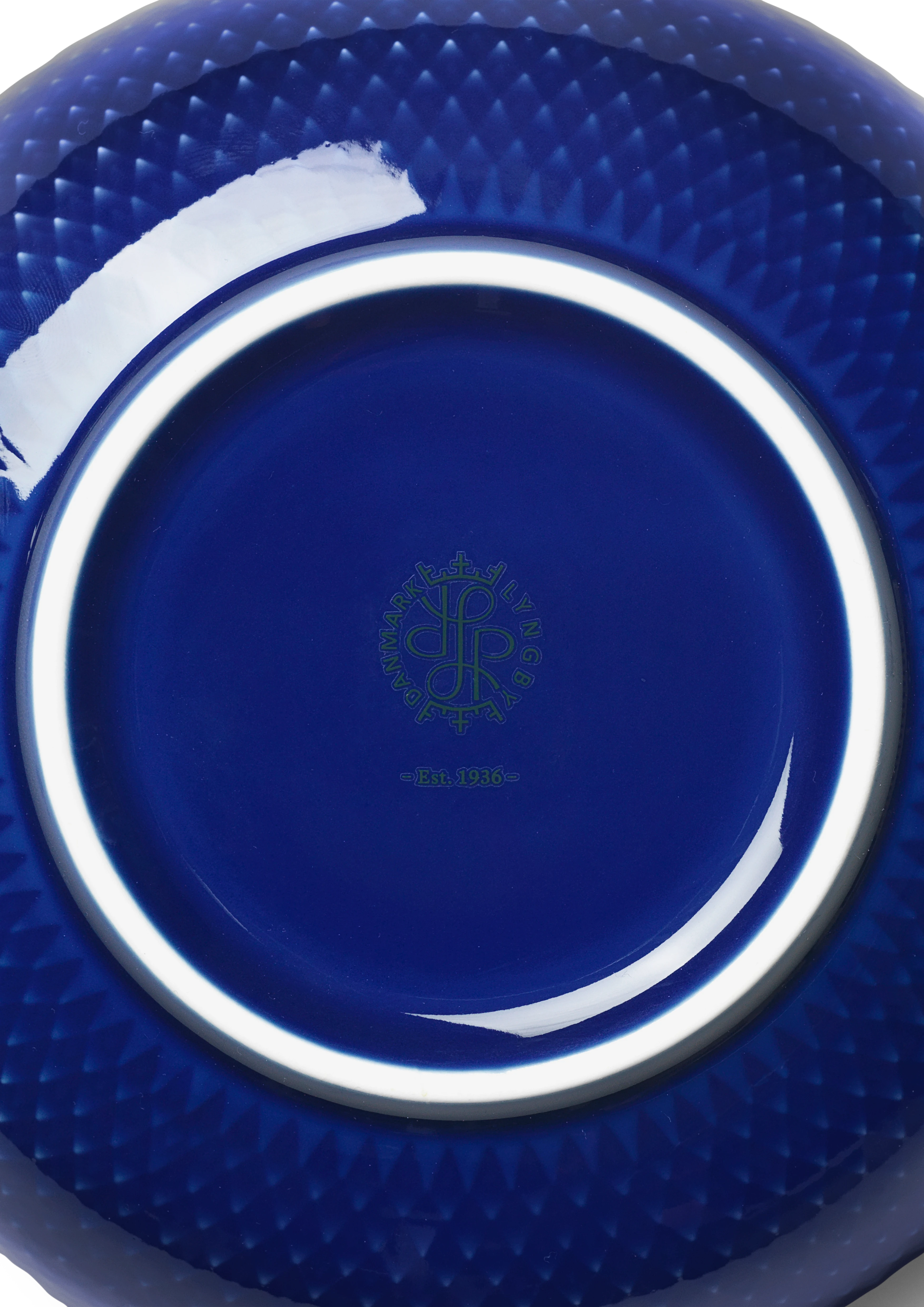 Bowl Ø15.5 cm from Lyngby Porcelæn in Dark blue color, made of Ceramics