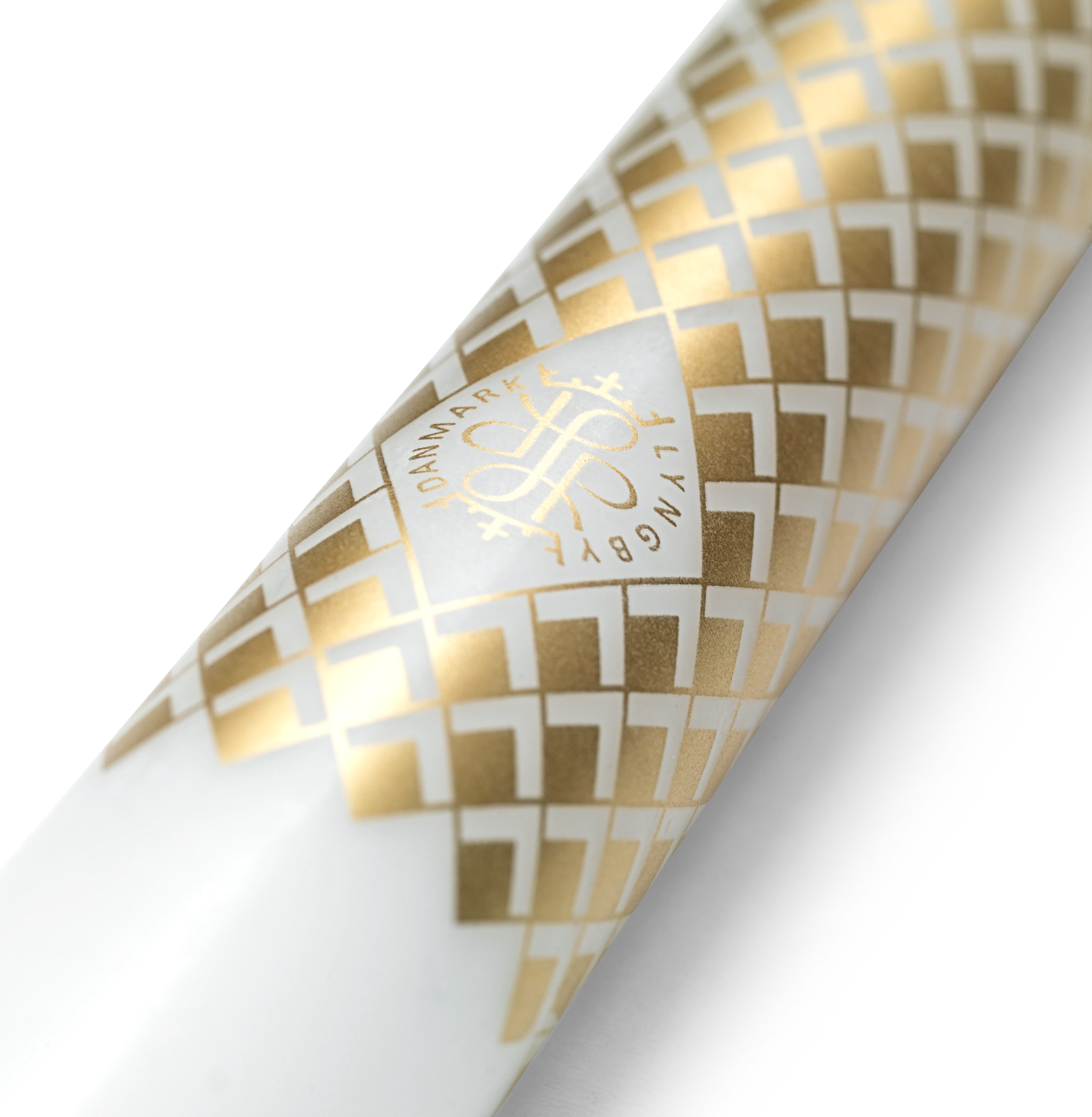 Kalenderlys Ø2.5 cm fra Lyngby Porcelæn i fargen Hvit, laget av Parafin