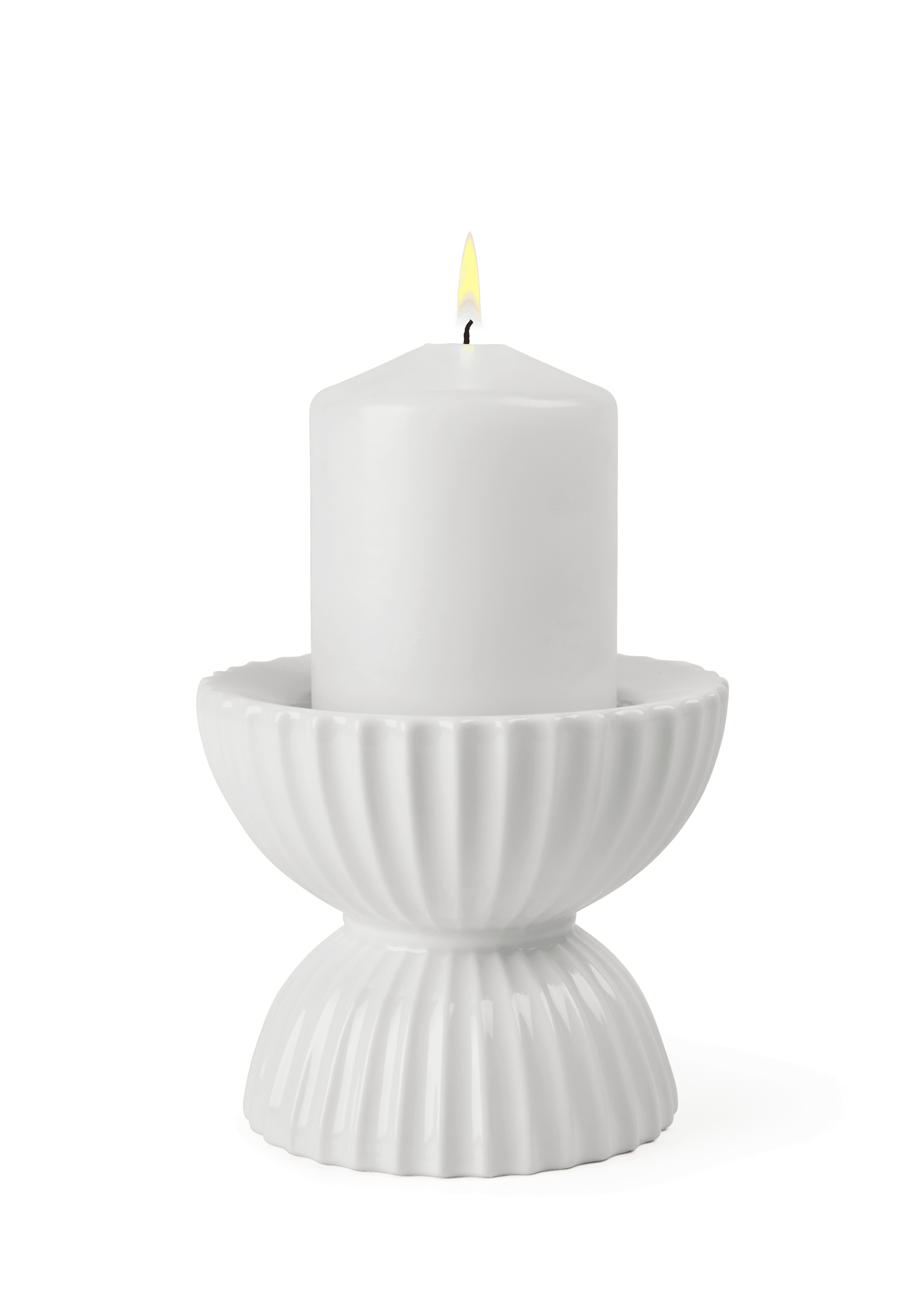 Block candle holder Ø11.5 cm
