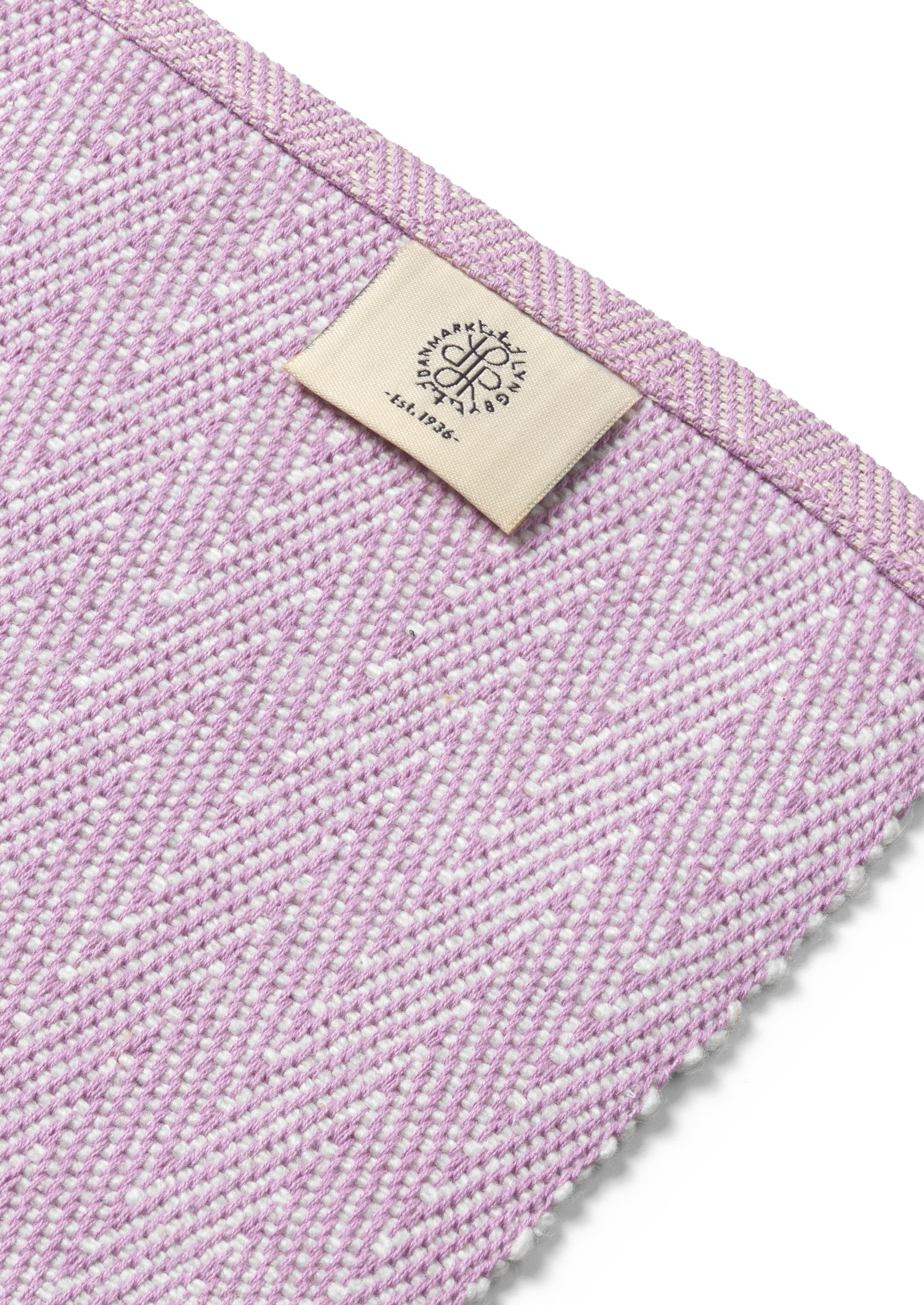 Place mat 43x30 cm from Lyngby Porcelæn in Purple color, made of Cotton blend
