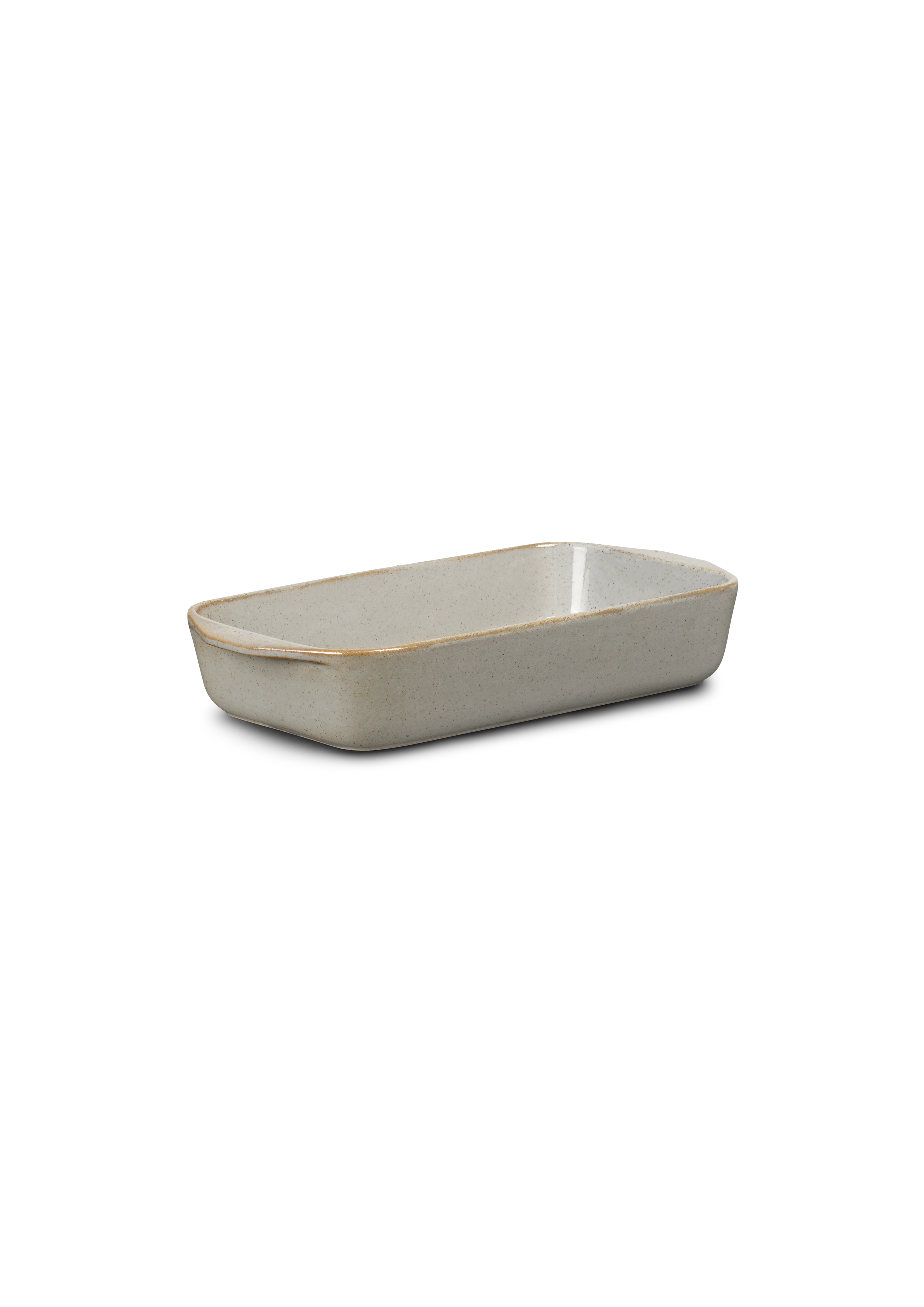 Ovnfast fad 31x16 cm fra Lyngby Porcelæn i farven Sand, lavet af Keramik