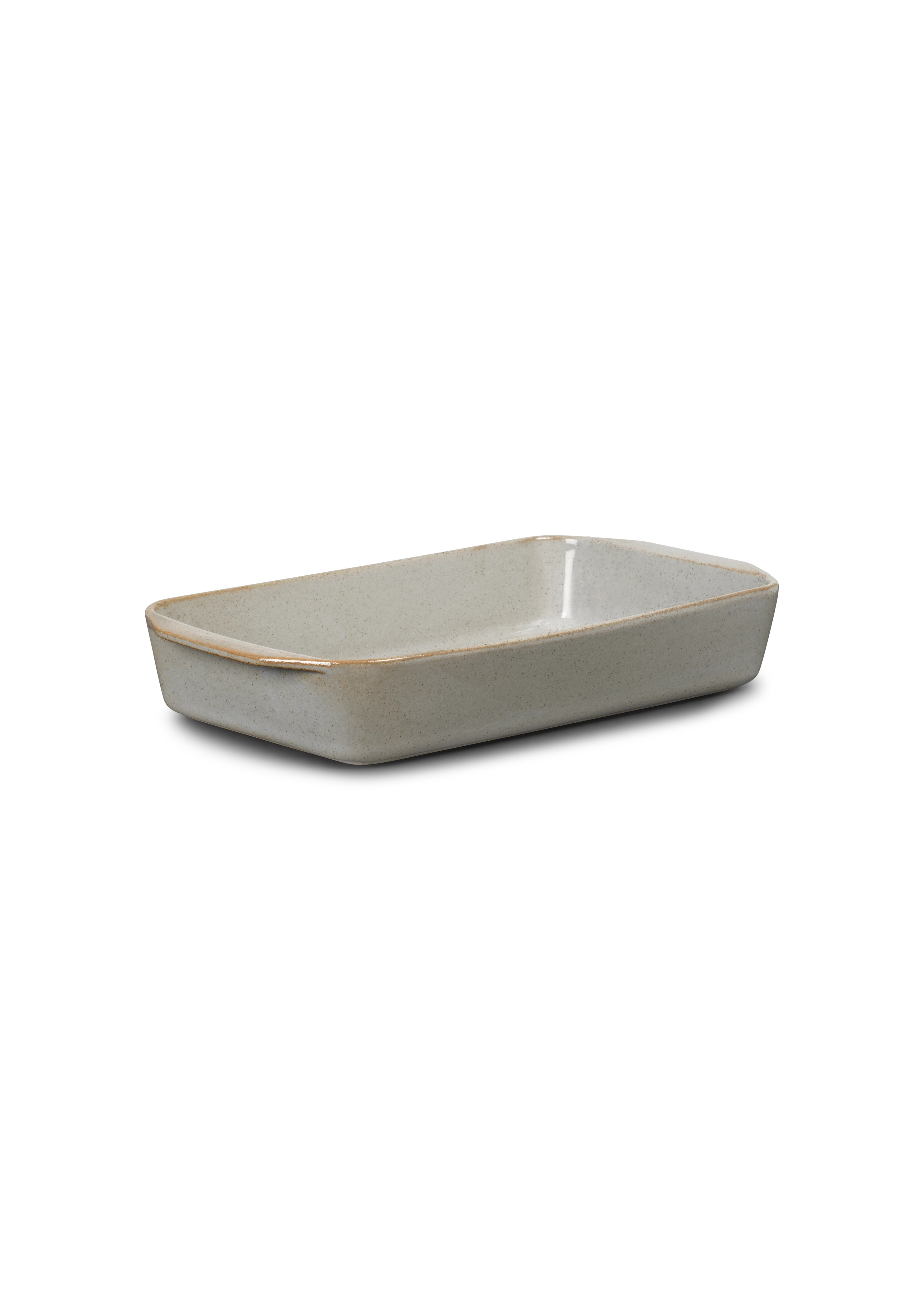 Ovenproof dish 36x21 cm from Lyngby Porcelæn in Sand color, made of Ceramics