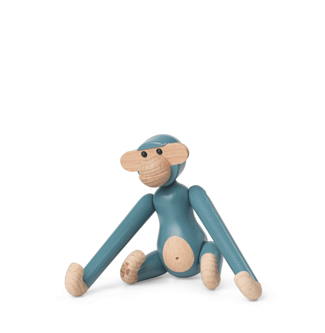 Kay Bojesen Monkey mini vintage blue - Buy here