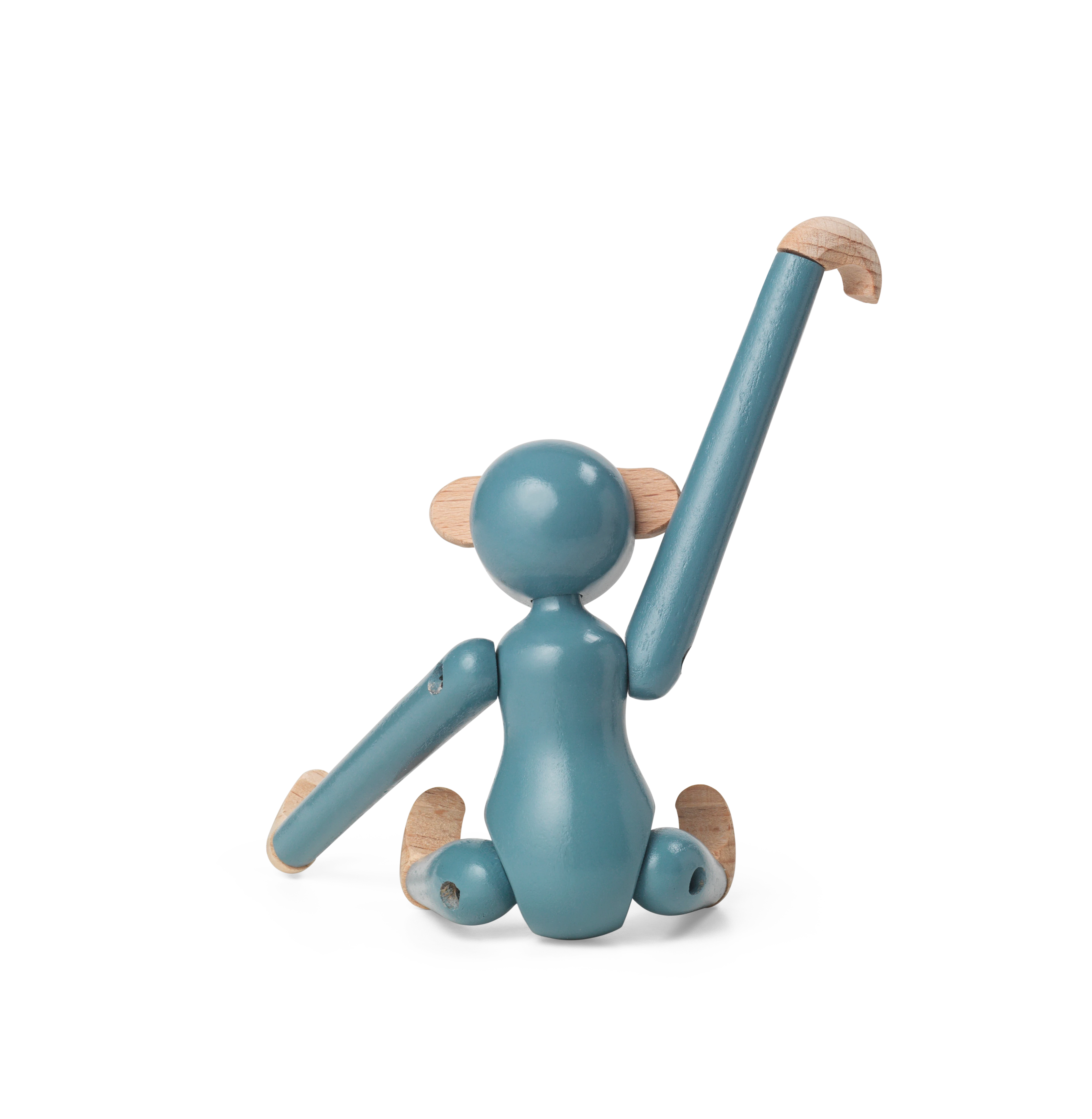 Monkey mini from Kay Bojesen in Vintage Blue color, made of Wood