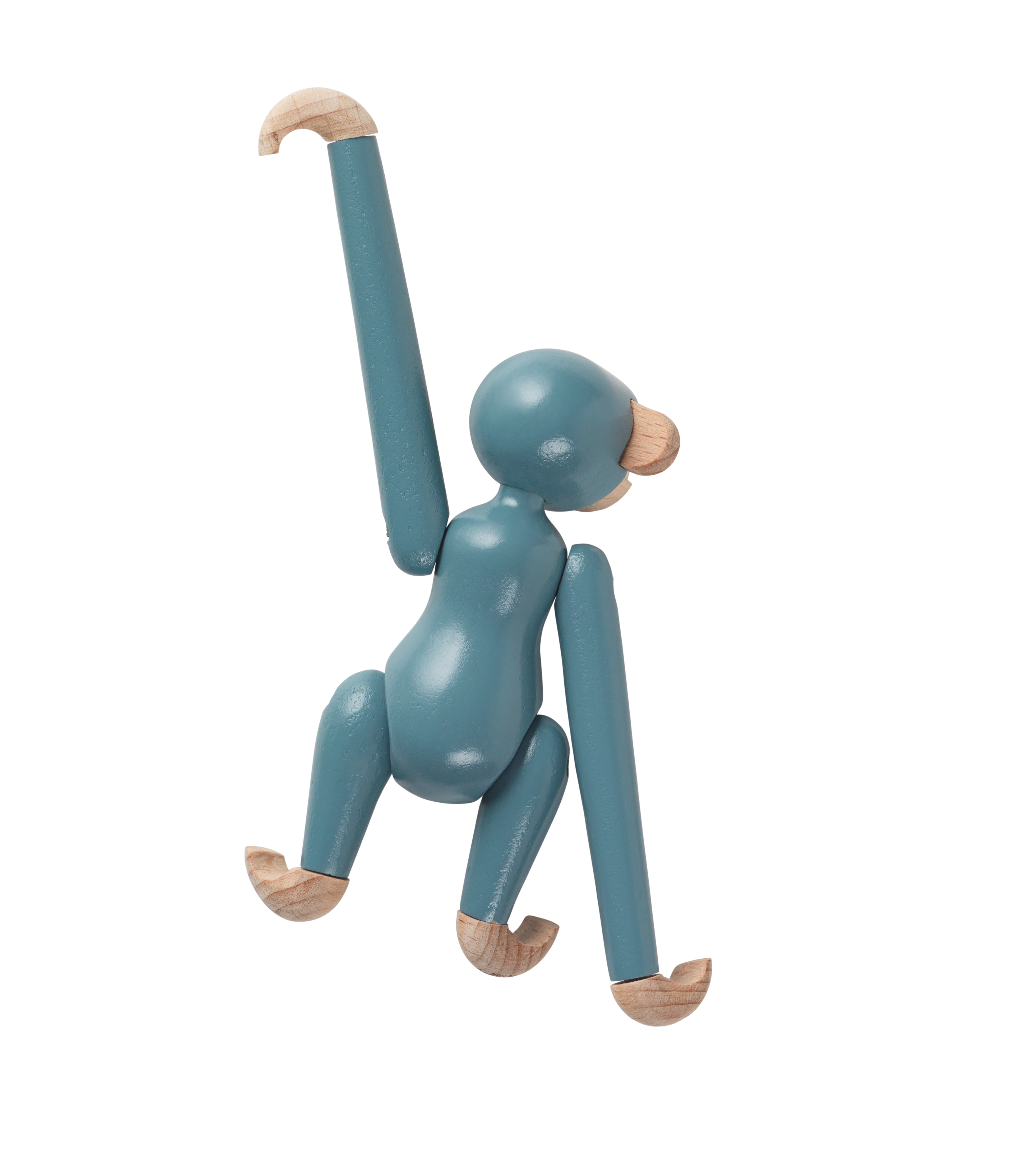 Monkey mini from Kay Bojesen in Vintage Blue color, made of Wood