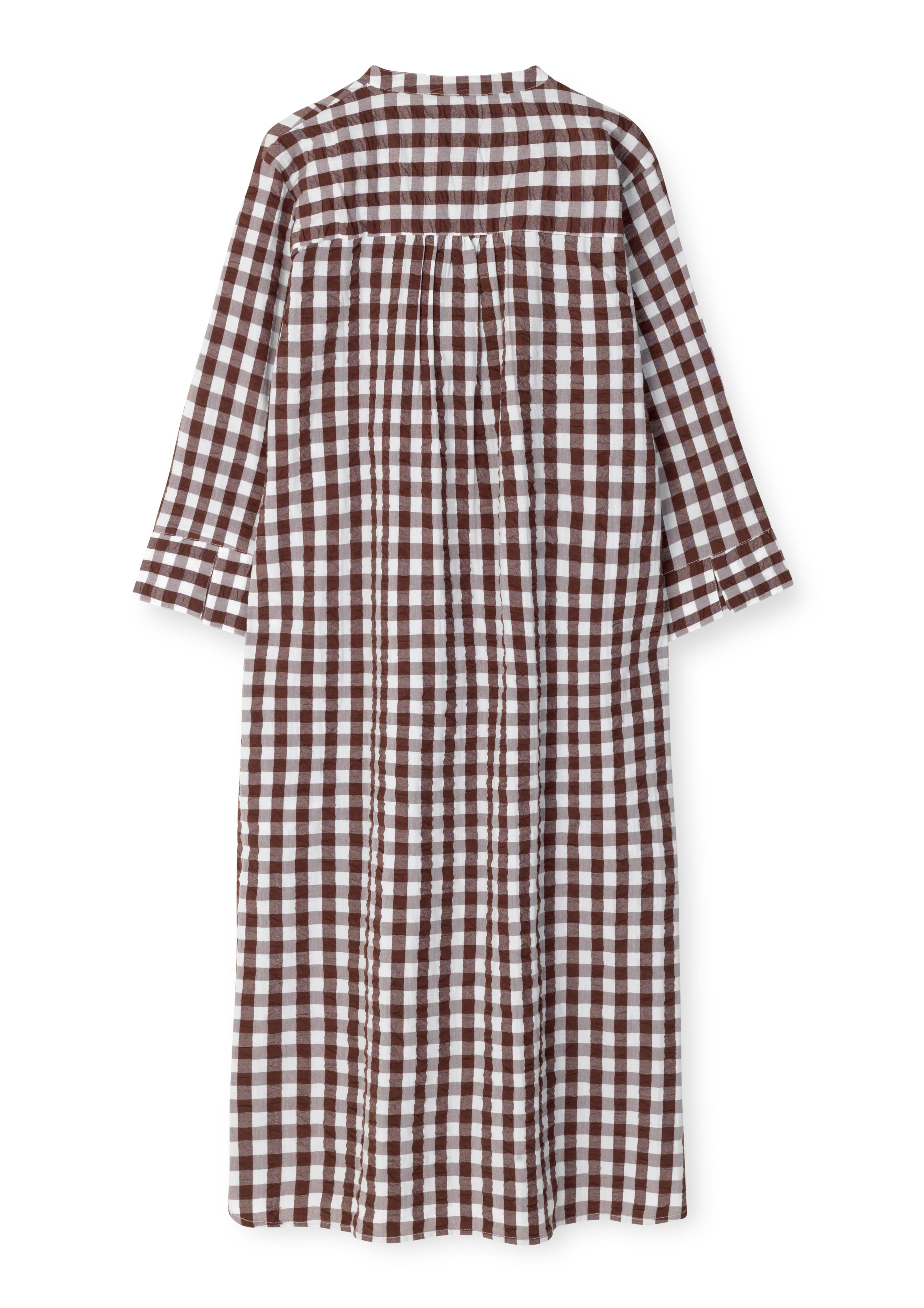 Sonja dress XS fra JUNA i fargen Chocolate/Hvit, laget av Bomull