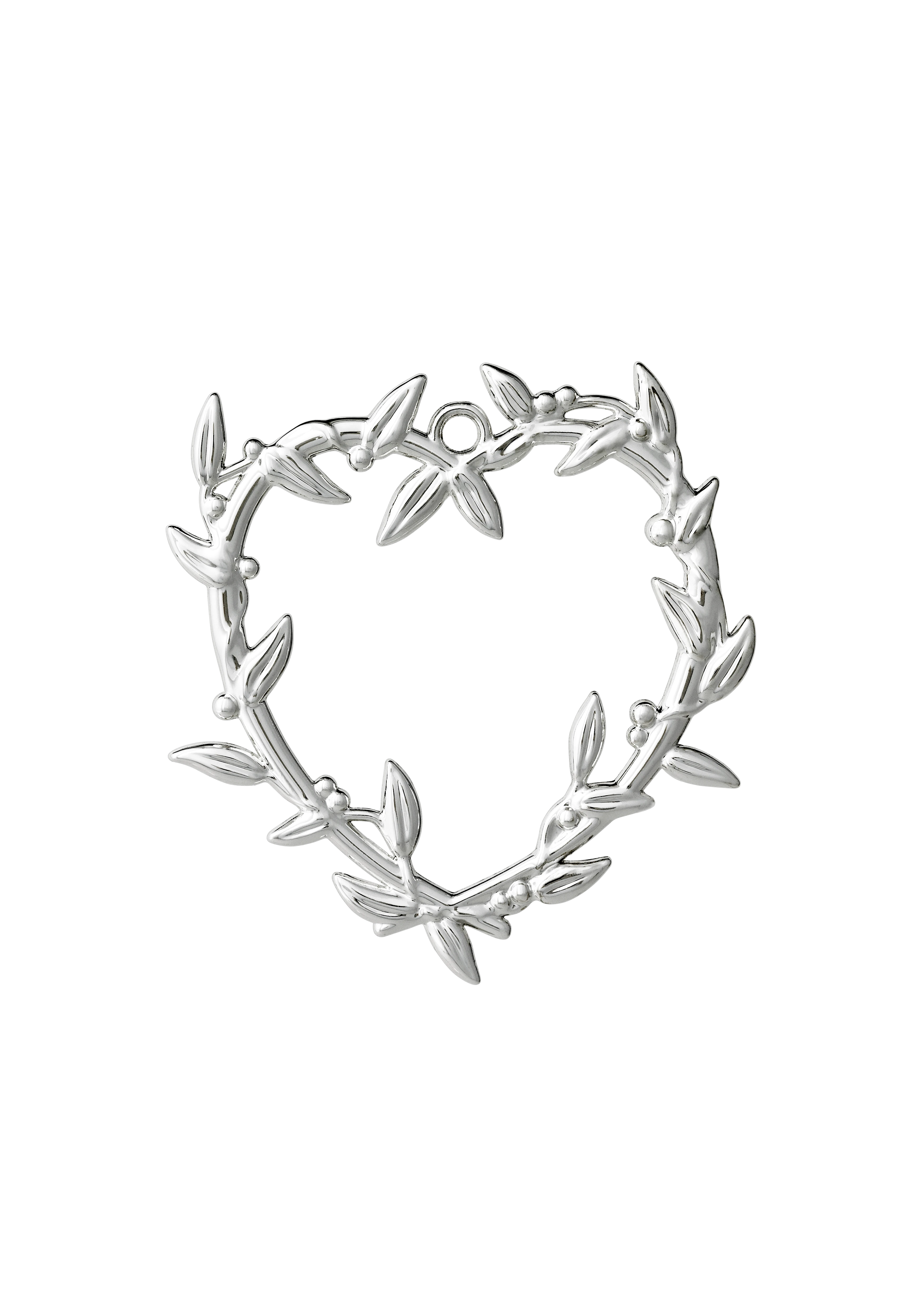 Heart mistletoe H7 from Rosendahl in Silver Plated color, made of Metal