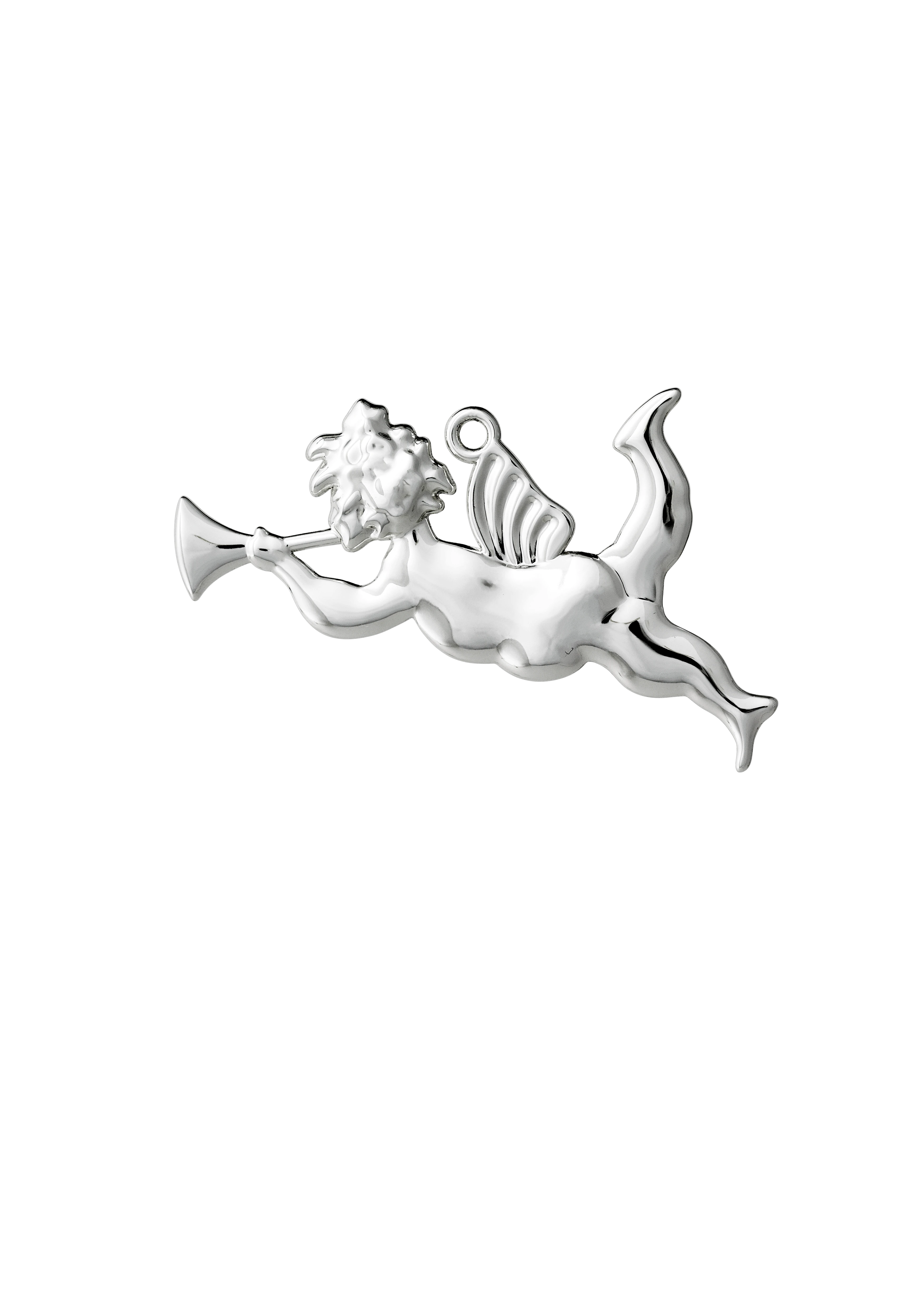 Trumpet angel H6.5 from Rosendahl in Silver Plated color, made of Metal