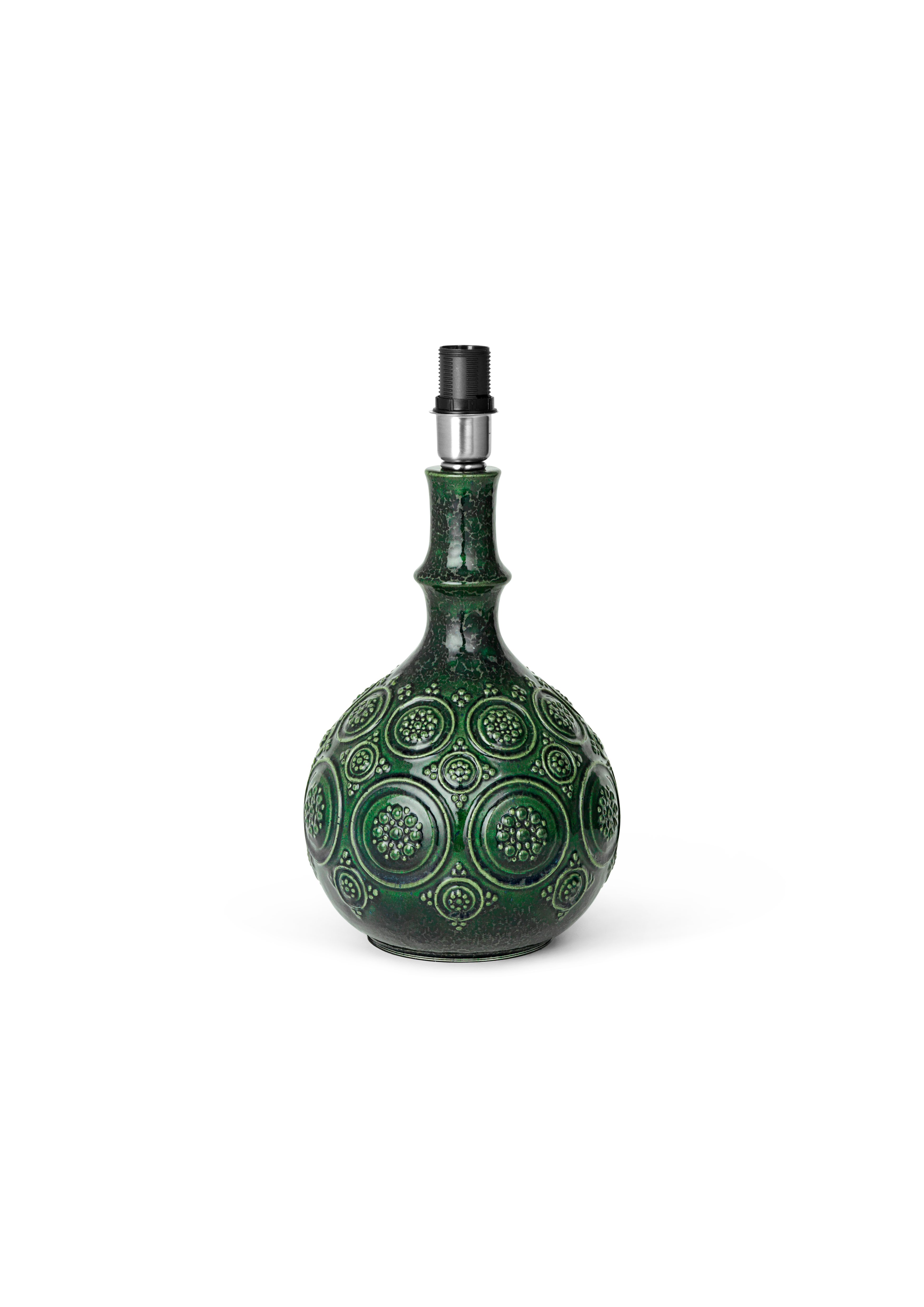 Magic Lampe H25,5 von Bjørn Wiinblad in der Farbe Dunkelgrün, hergestellt aus Keramik