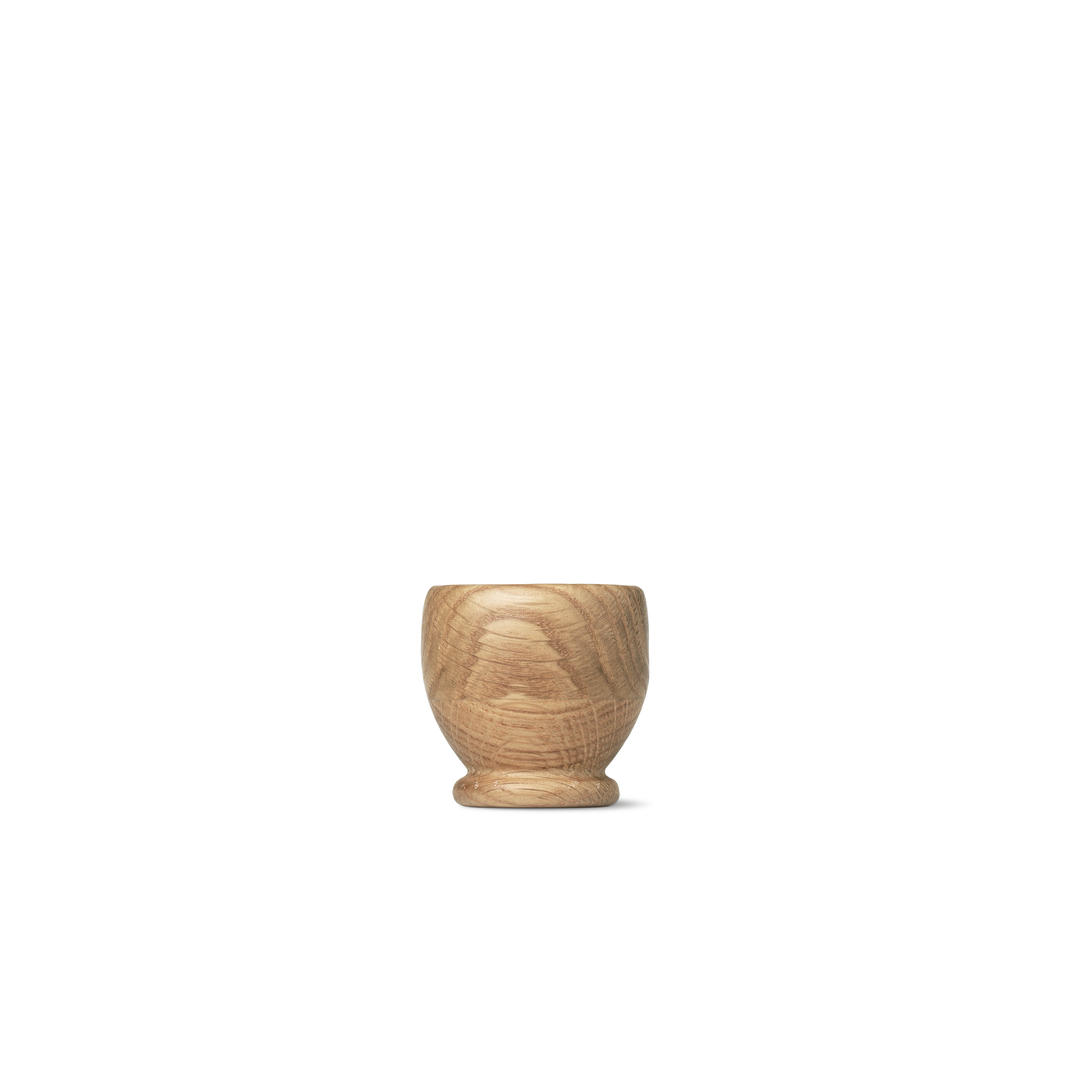 Æggebæger Ø5.5 cm 2 stk. fra Kay Bojesen i farven Eg, lavet af Træ