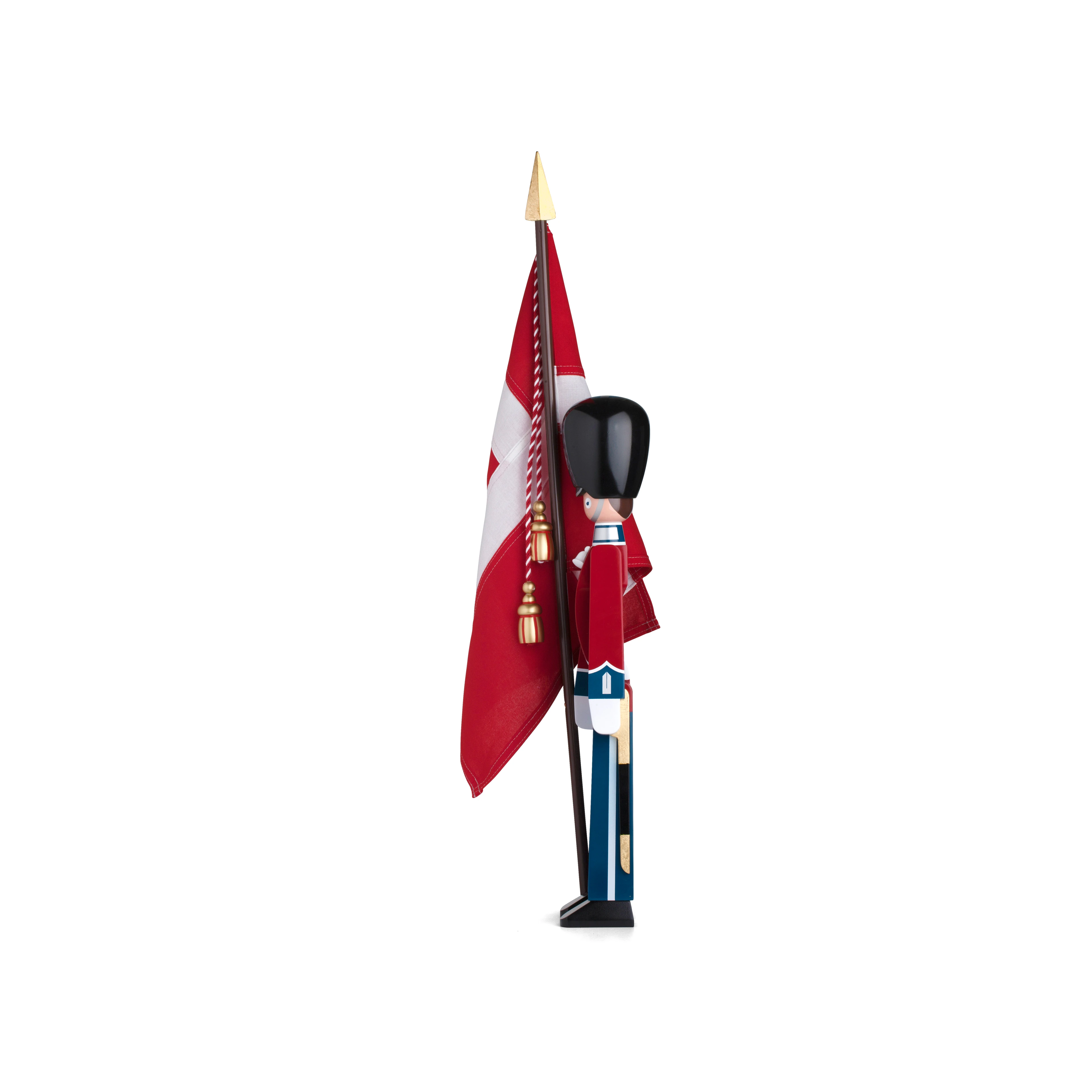 Standard-bearer medium from Kay Bojesen in Red/Blue/White color, made of Wood