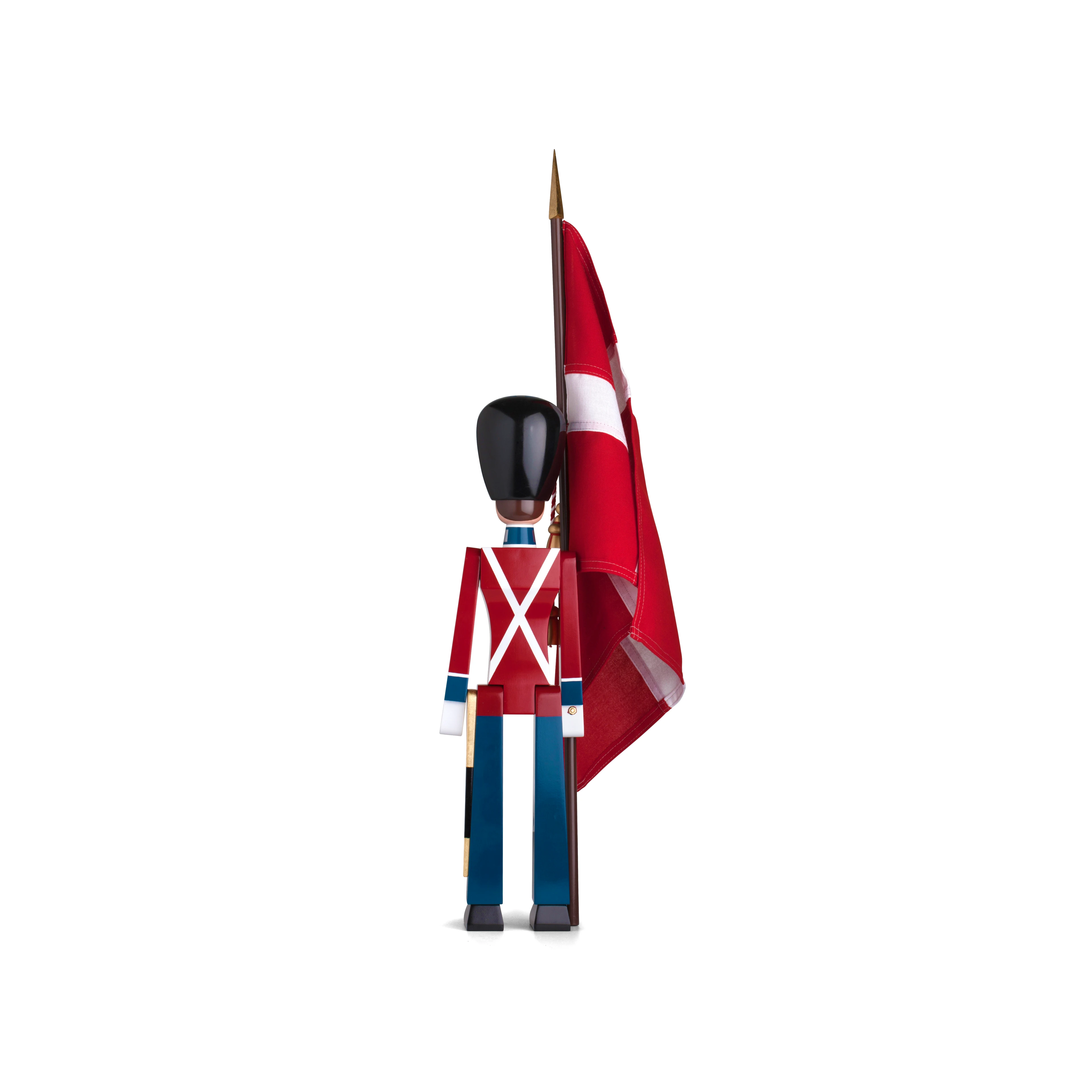 Standard-bearer medium from Kay Bojesen in Red/Blue/White color, made of Wood