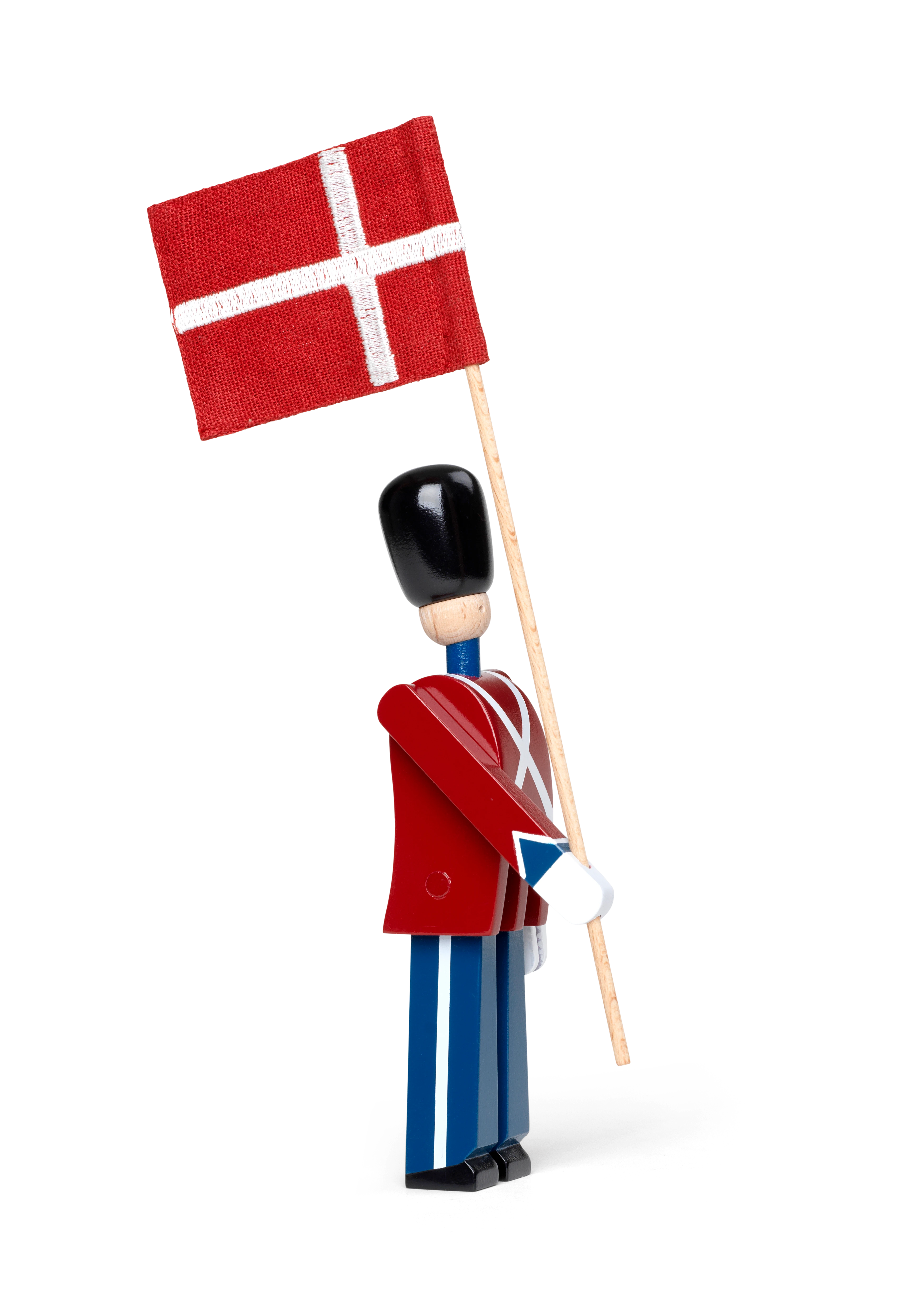 Fanbärare mini från Kay Bojesen i färgen Röd/Blå/Vit, tillverkad av Trä