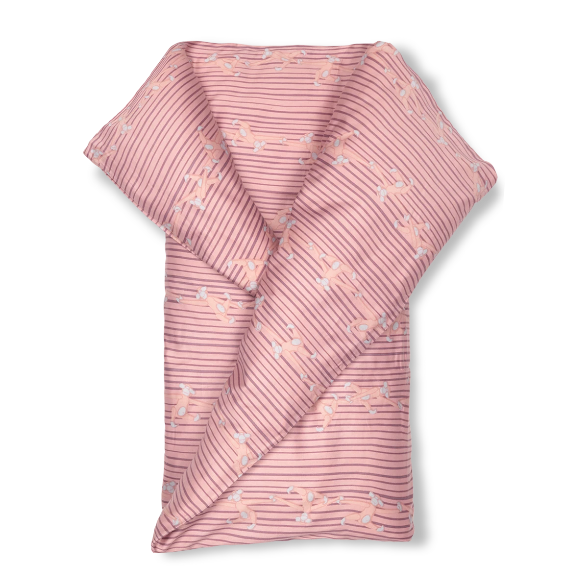 Bed linen Monkey baby 70x100cm DK from Kay Bojesen in Rose color, made of Cotton sateen