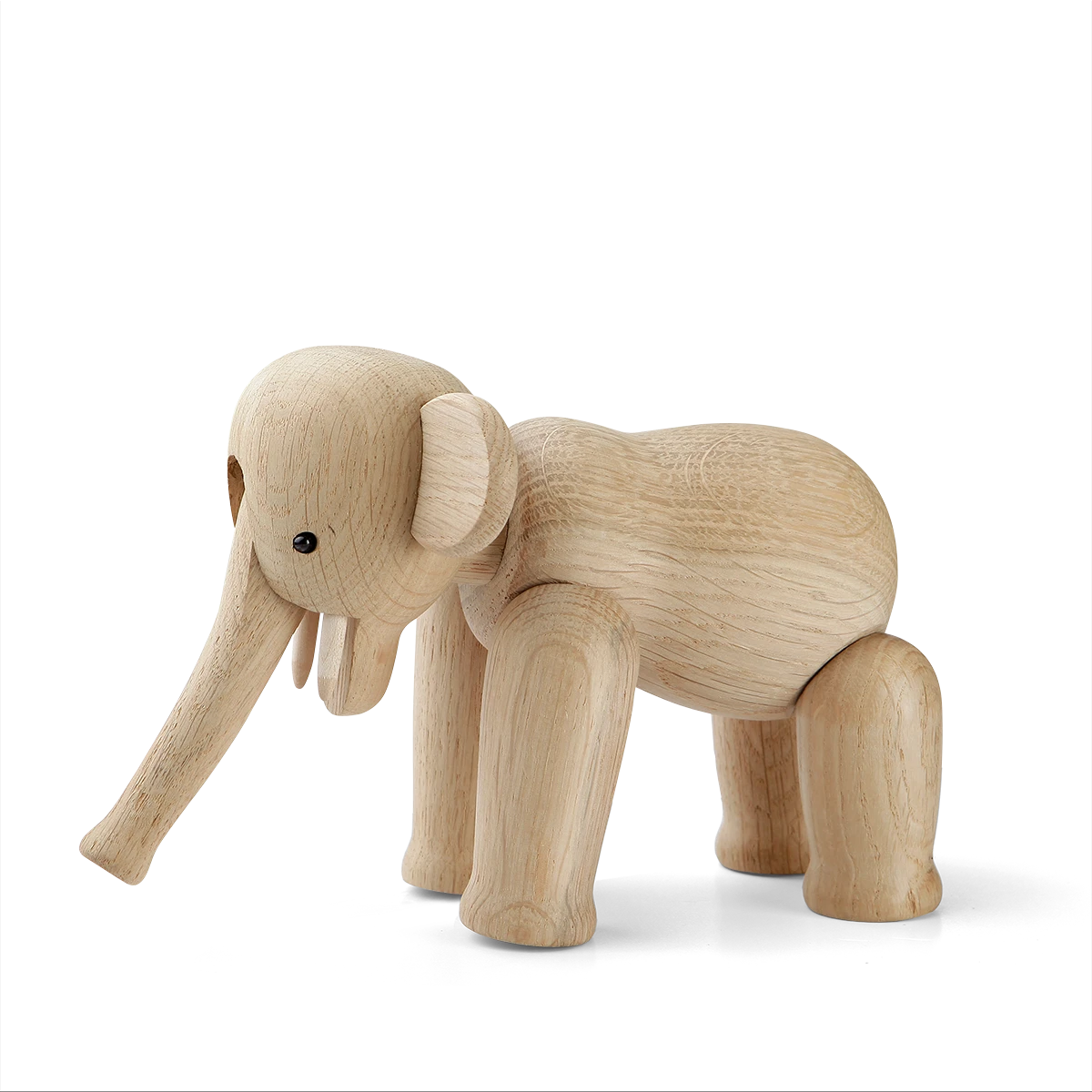 Elefant mini von Kay Bojesen in der Farbe Eiche, hergestellt aus Holz