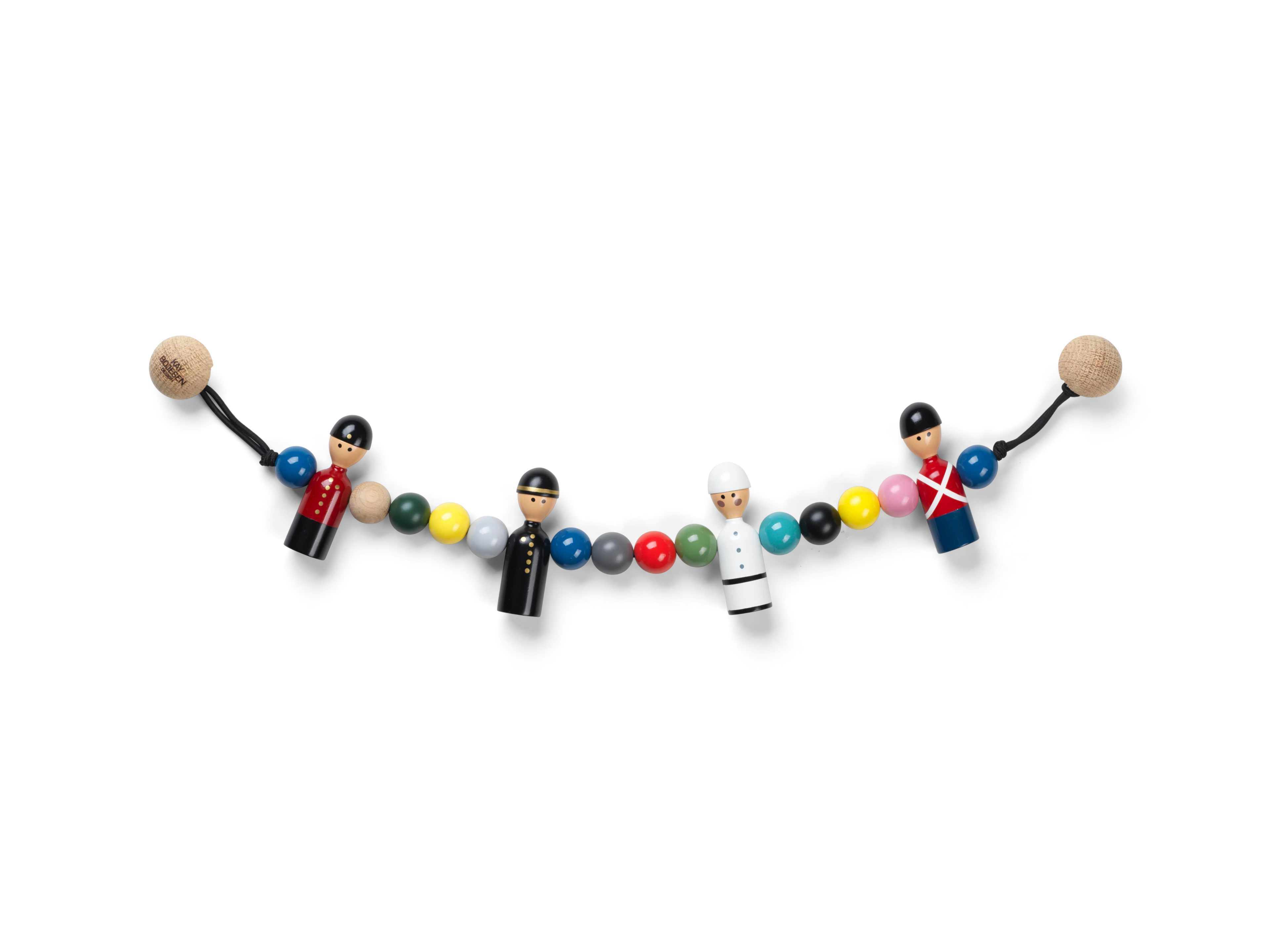 Pram chain H10.5 from Kay Bojesen in Multi color, made of Wood