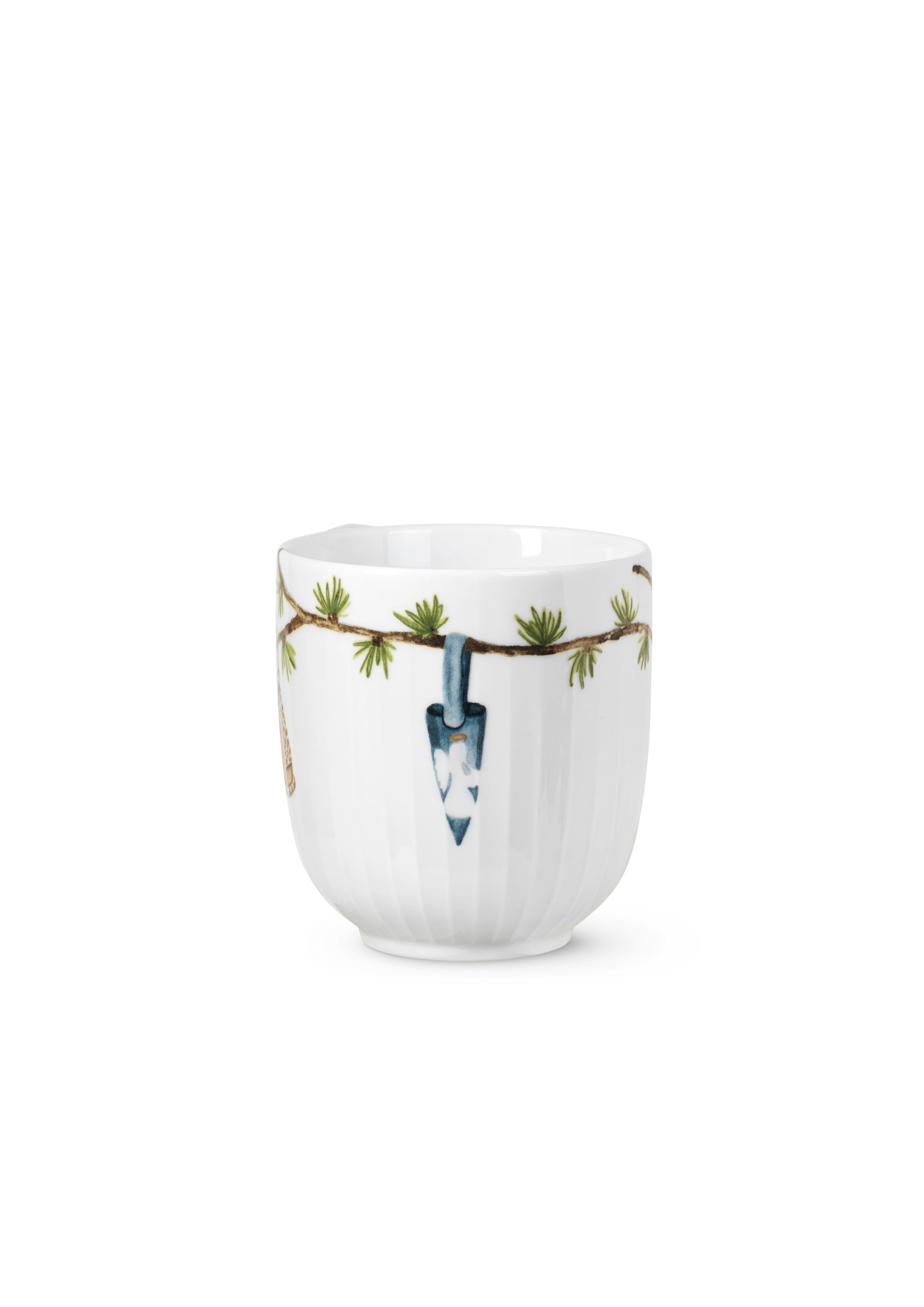 Tasse à Café Avec Soucoupe Kähler - Série Hammershøi, 25 Cl, Blanc, Design Danois