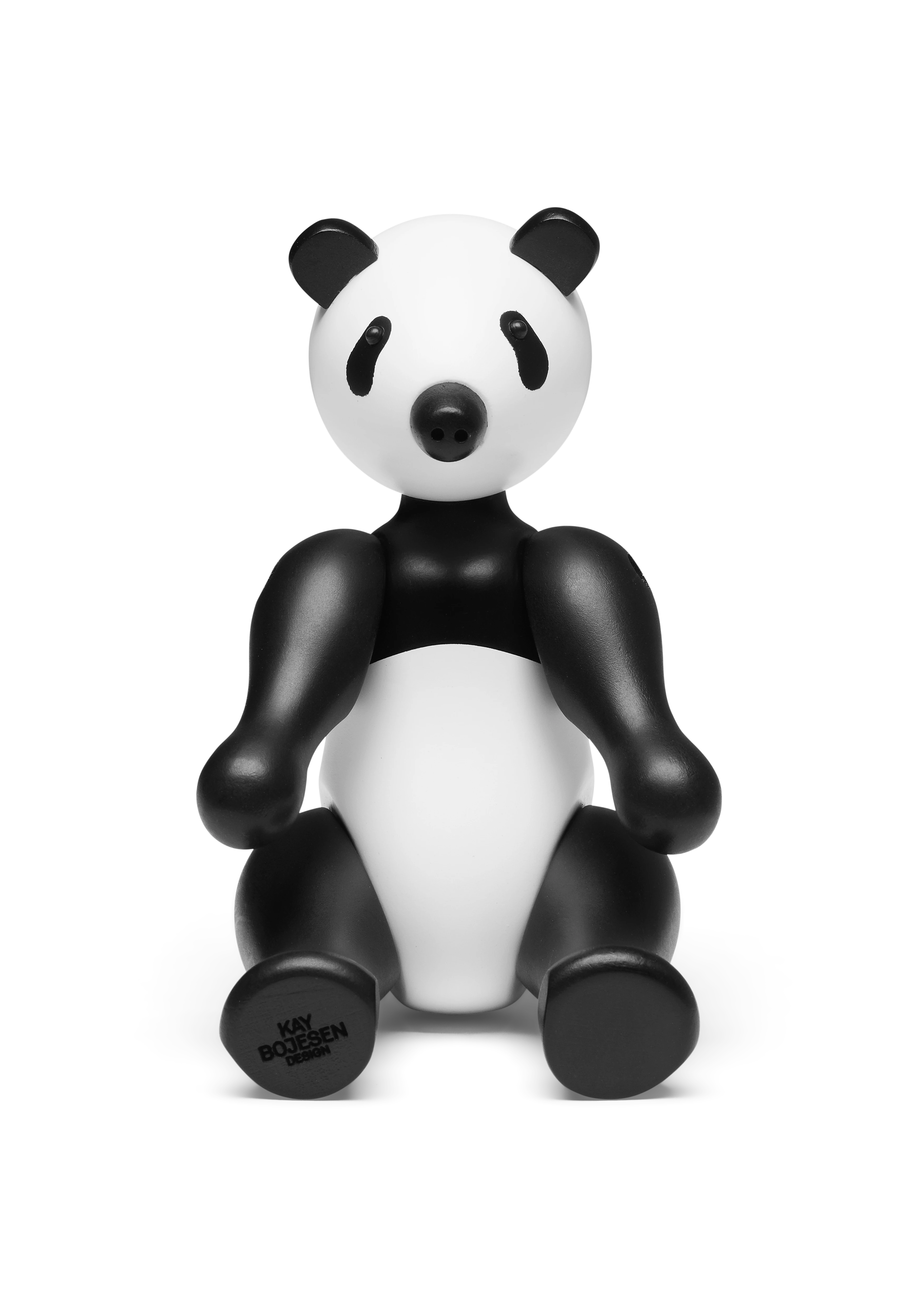 Pandabjørn WWF 2019 lille fra Kay Bojesen i farven Sort/Hvid, lavet af Træ