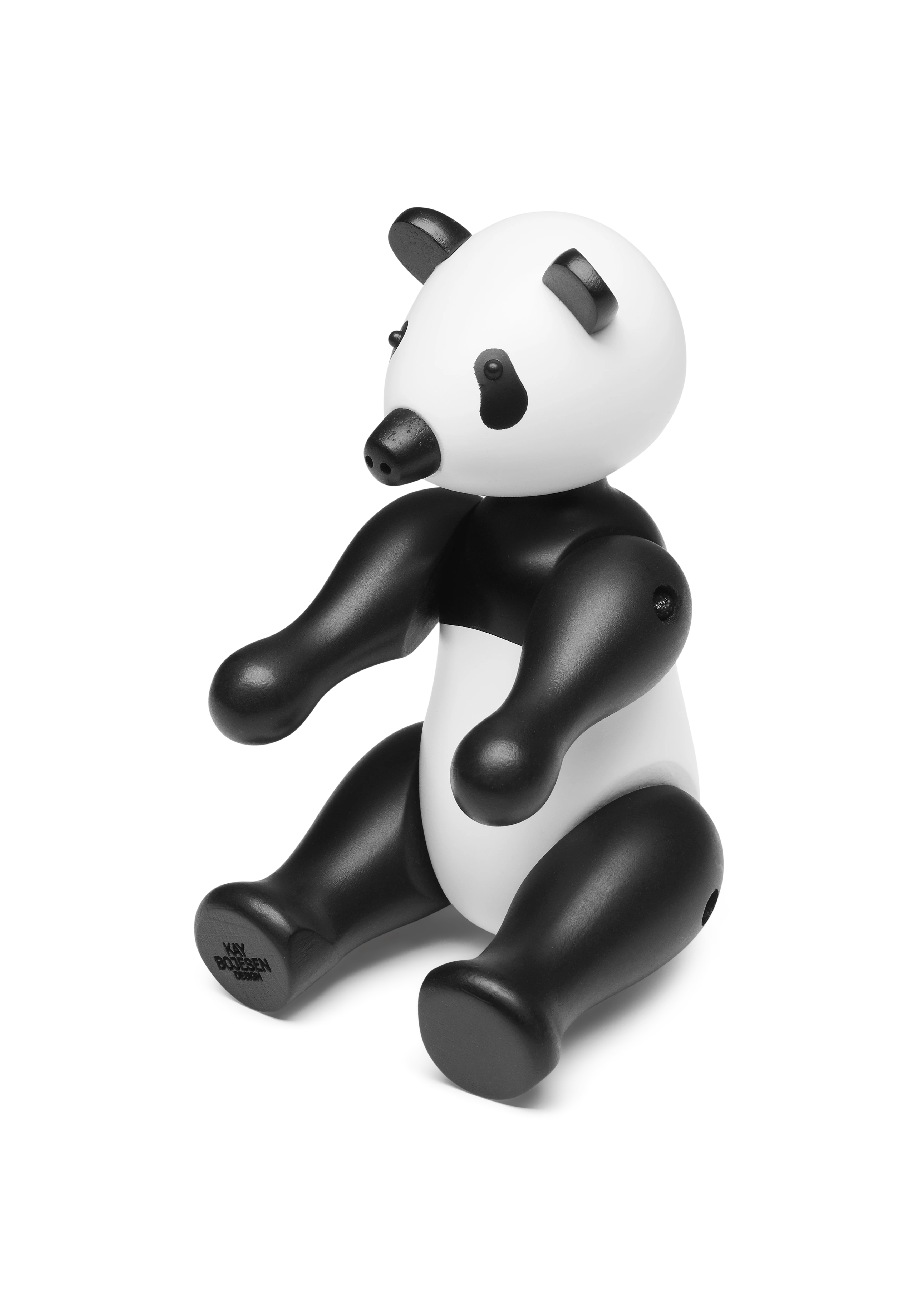 Pandabjørn WWF 2019 lille fra Kay Bojesen i farven Sort/Hvid, lavet af Træ