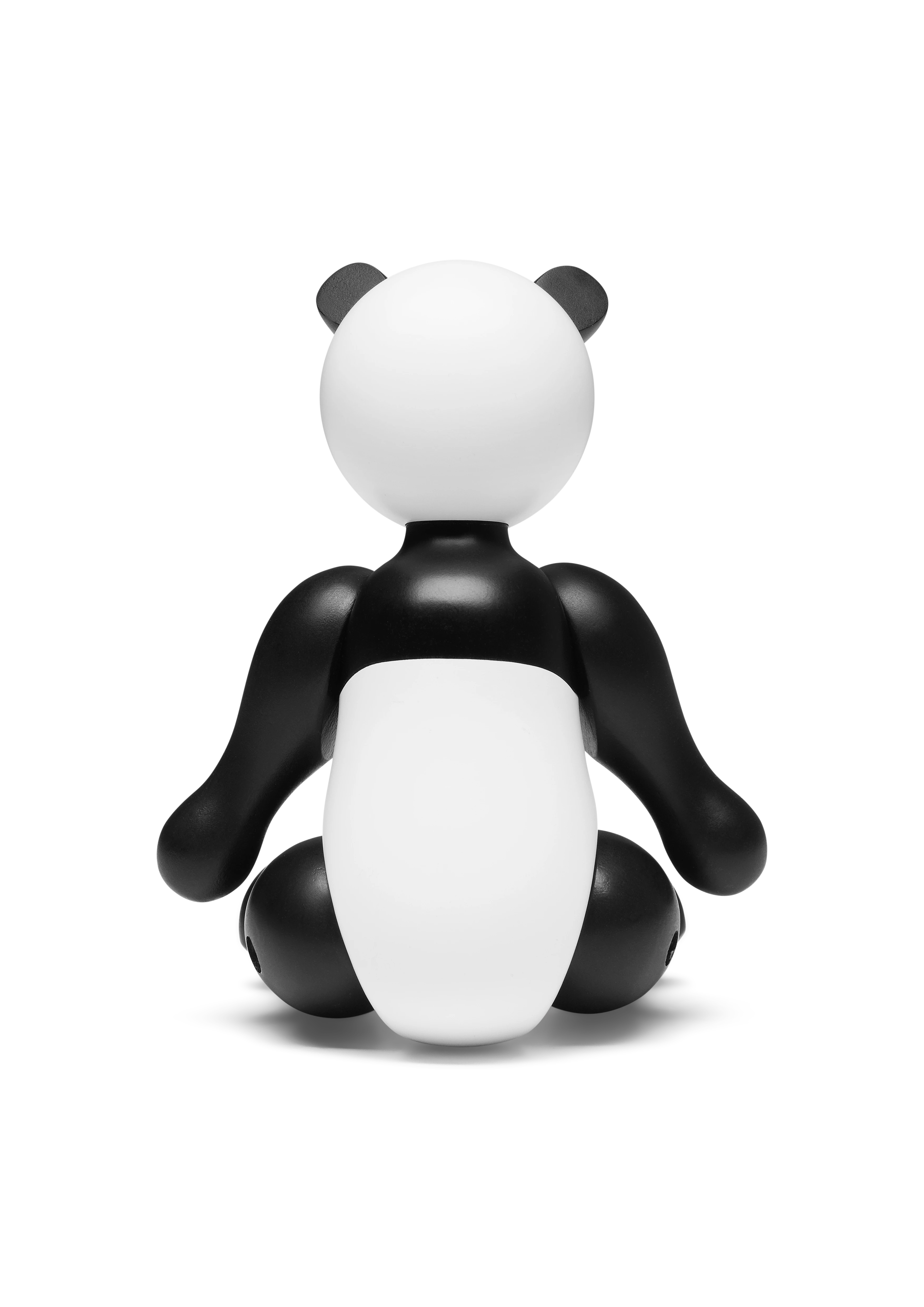 Panda WWF 2019 liten från Kay Bojesen i färgen Svart/Vit, tillverkad av Trä
