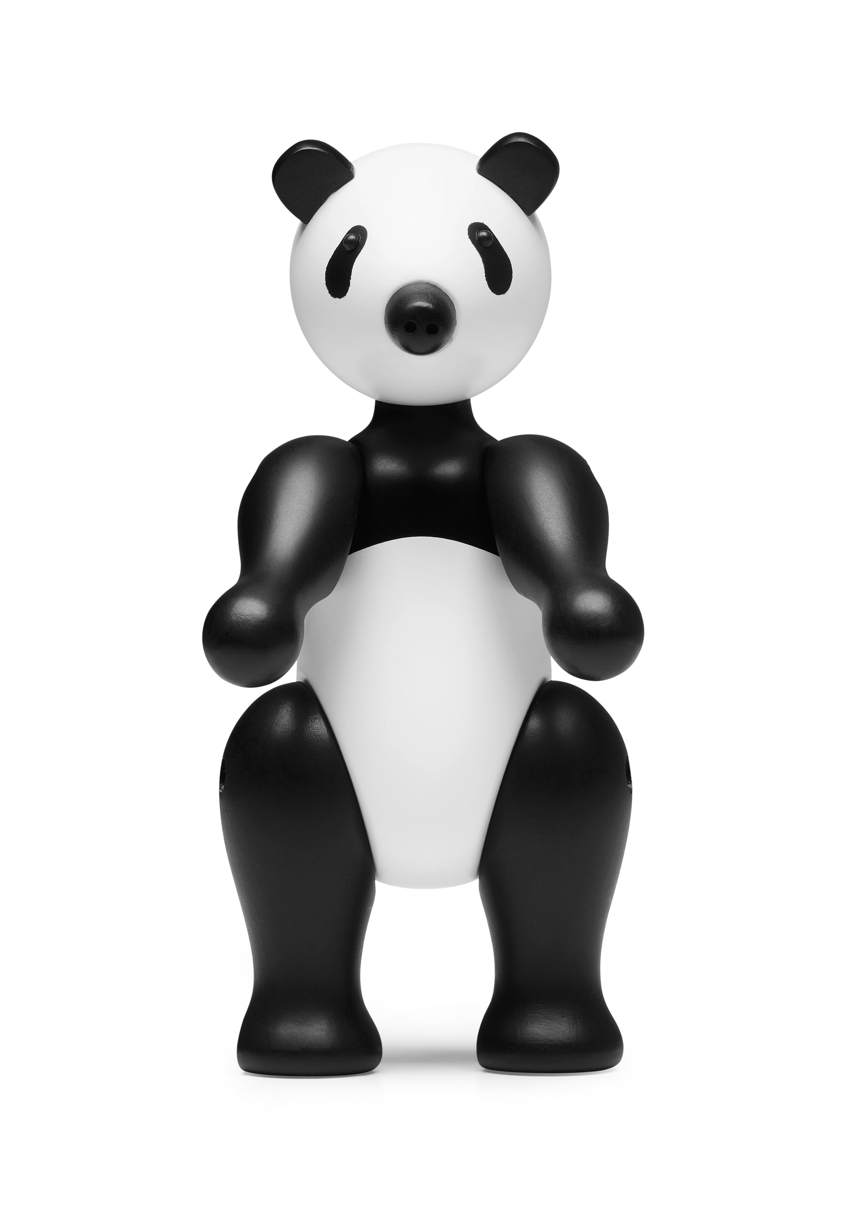 Panda WWF 2019 liten från Kay Bojesen i färgen Svart/Vit, tillverkad av Trä