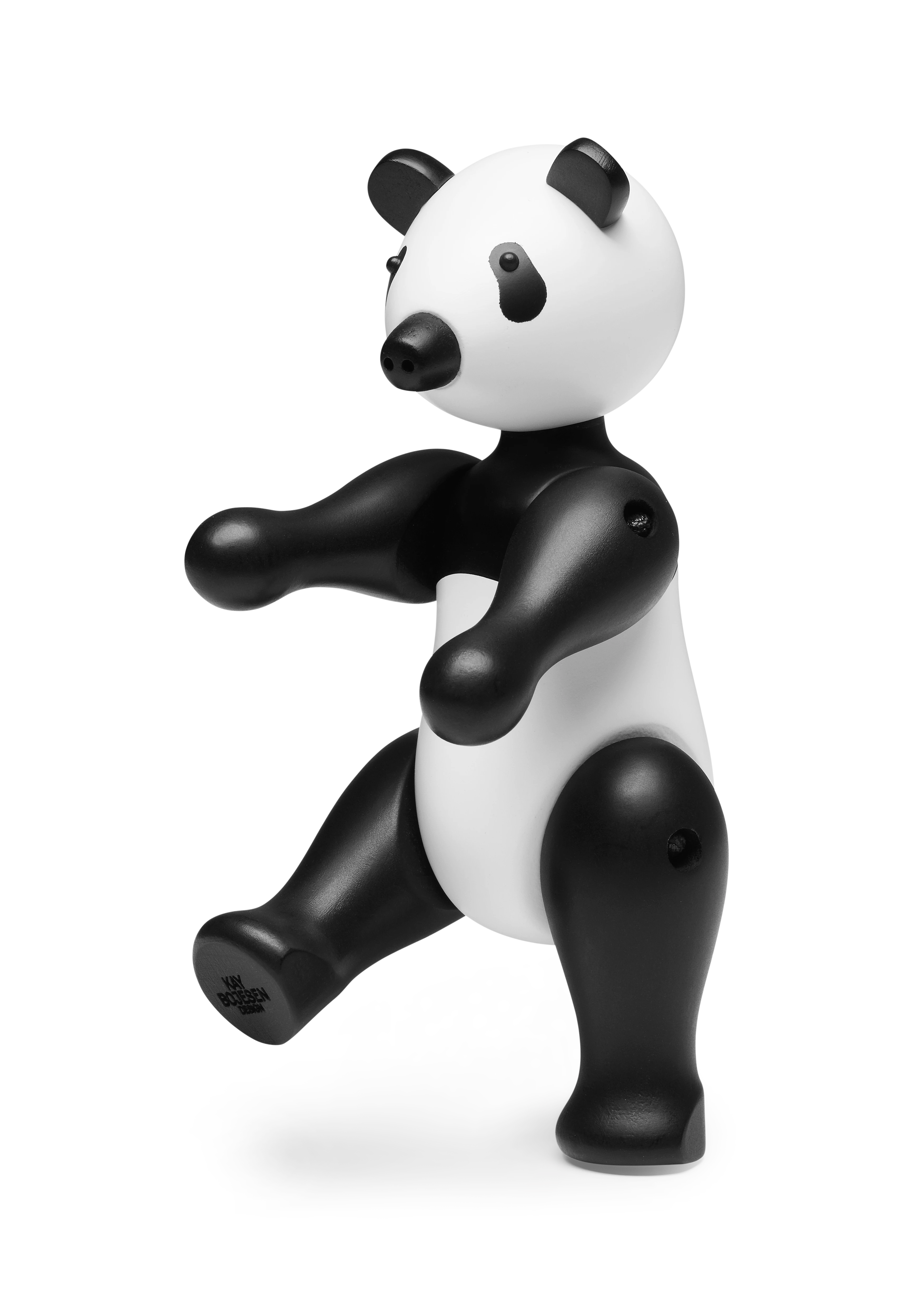 Pandabjørn WWF 2019 lille fra Kay Bojesen i farven Sort/Hvid, lavet af Træ