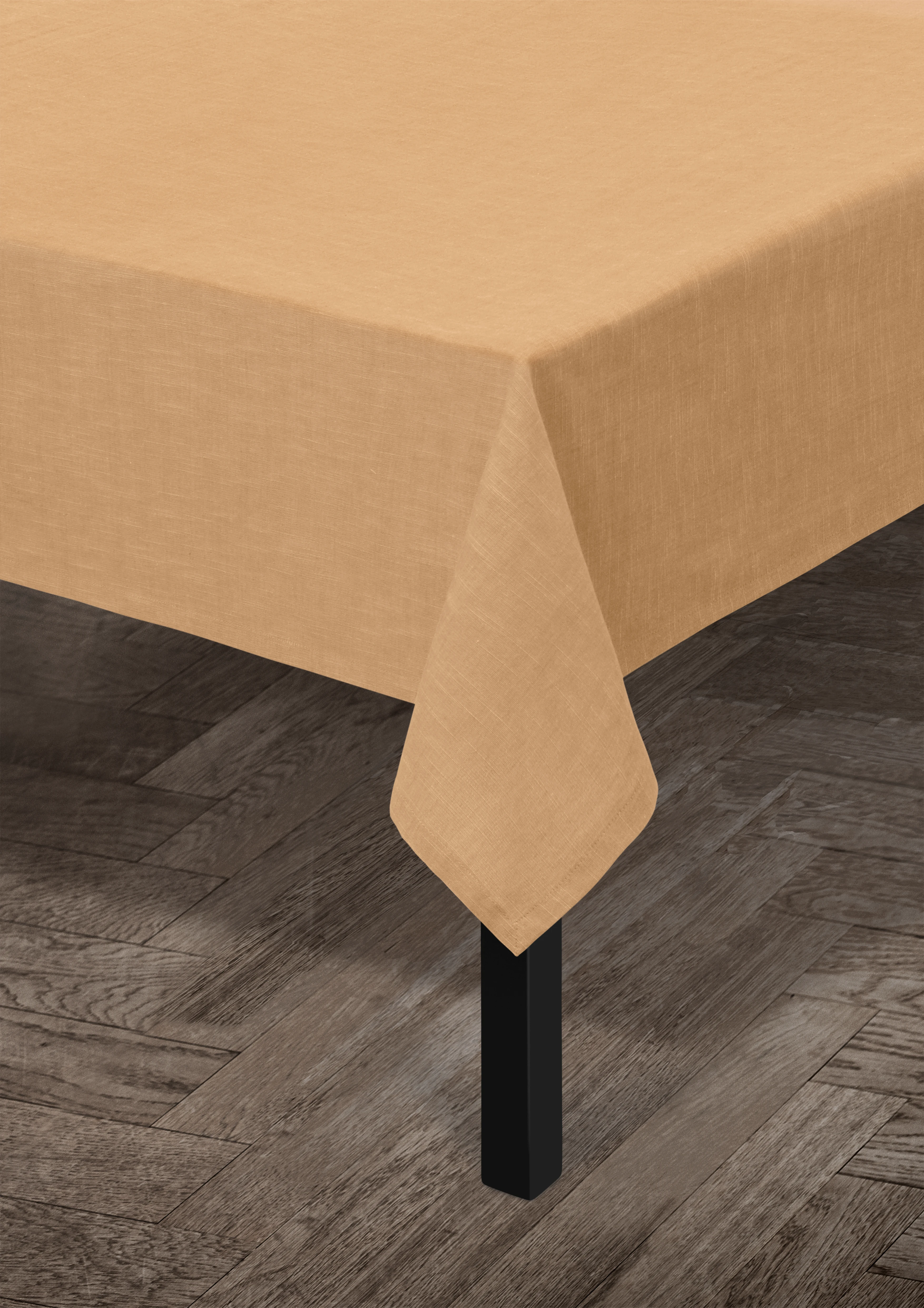 Duk 150x220 cm från JUNA i färgen Ockra, tillverkad av Bomull