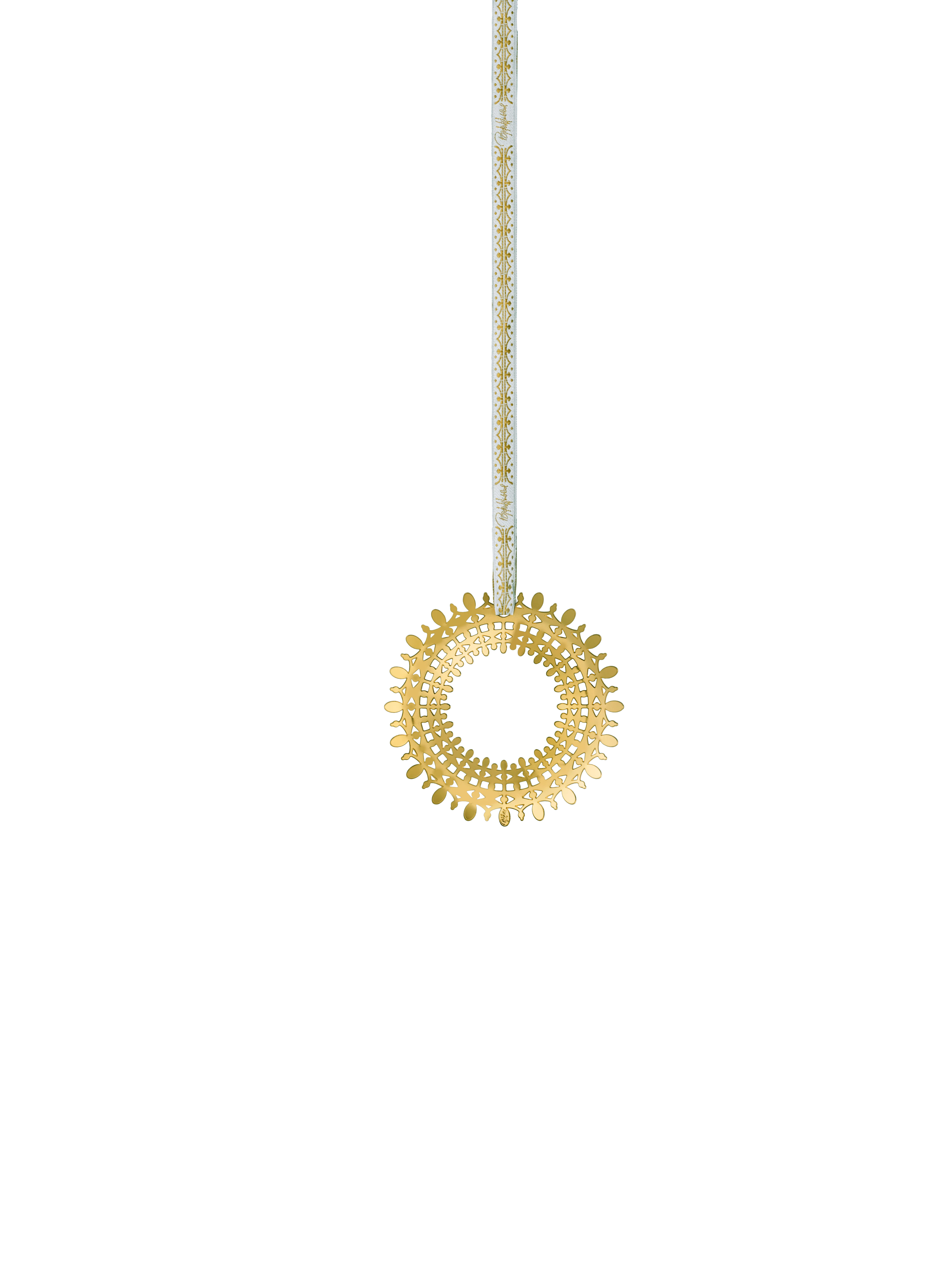Julekrans Ø7 cm fra Bjørn Wiinblad i farven Forgyldt, lavet af Metal